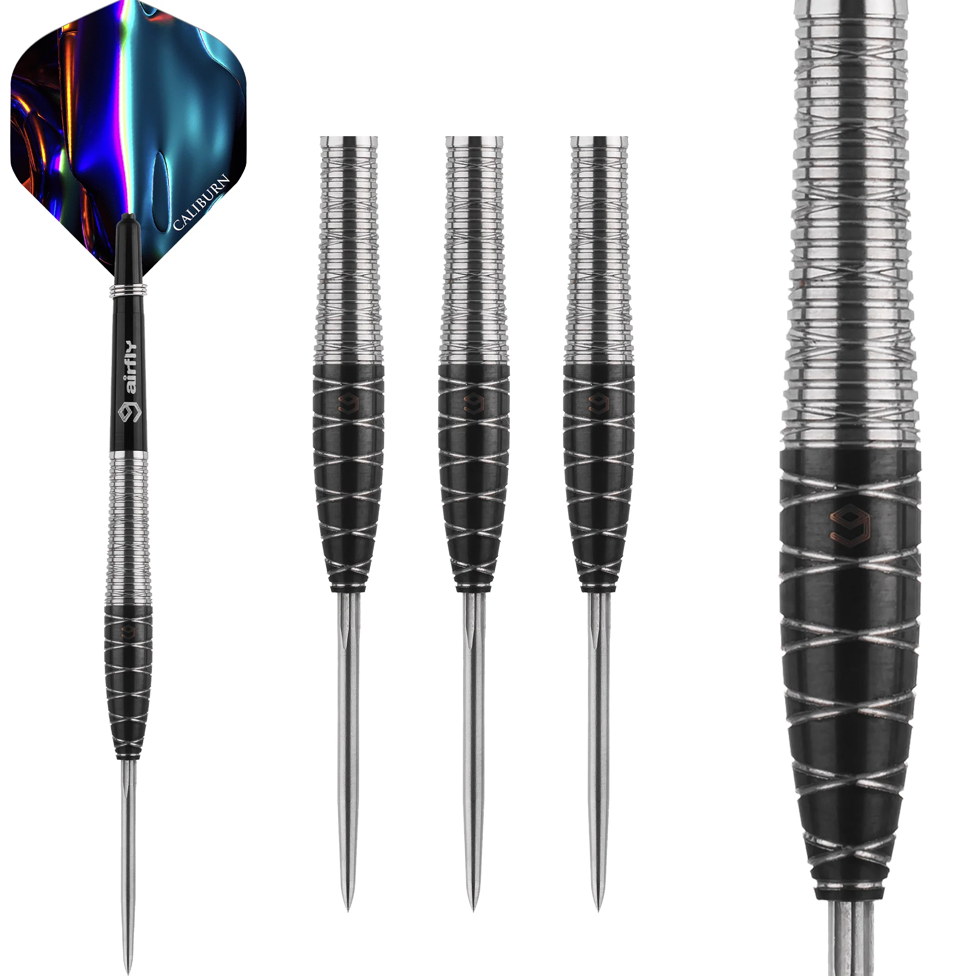 Caliburn Spiro Darts - Steel Tip - 90% Tungsten - S1 - Image 2