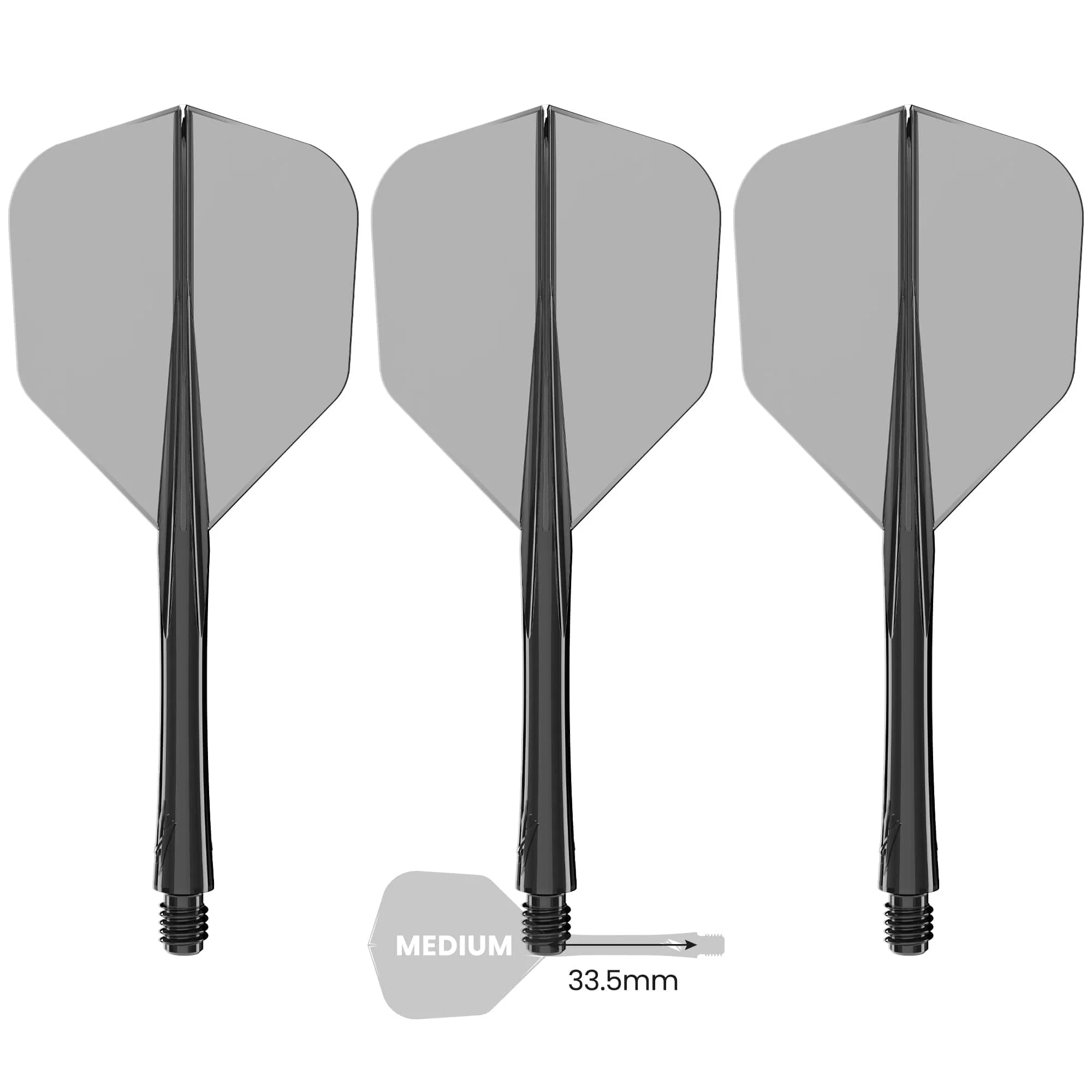 Caliburn SUP Flights - Moulded Flight & Shaft - Standard No6 - Image 2