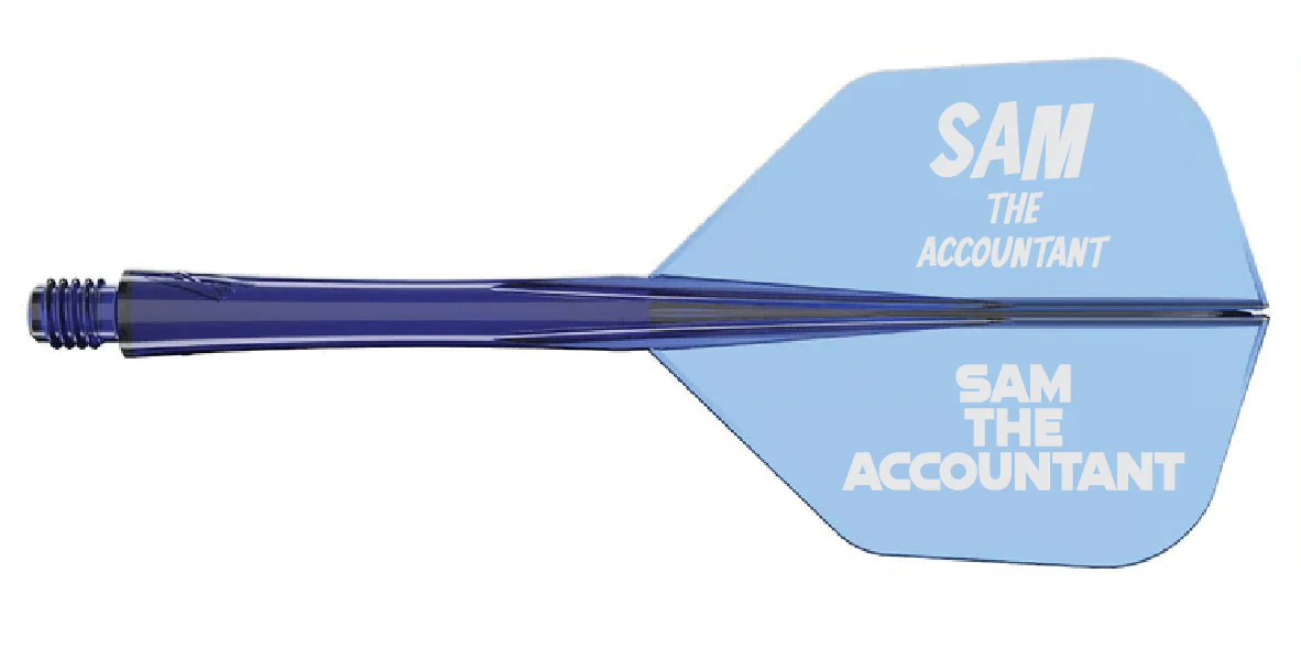 Caliburn SUP Flights - Moulded Flight & Shaft - Standard No6 - Two Tone - Image 19