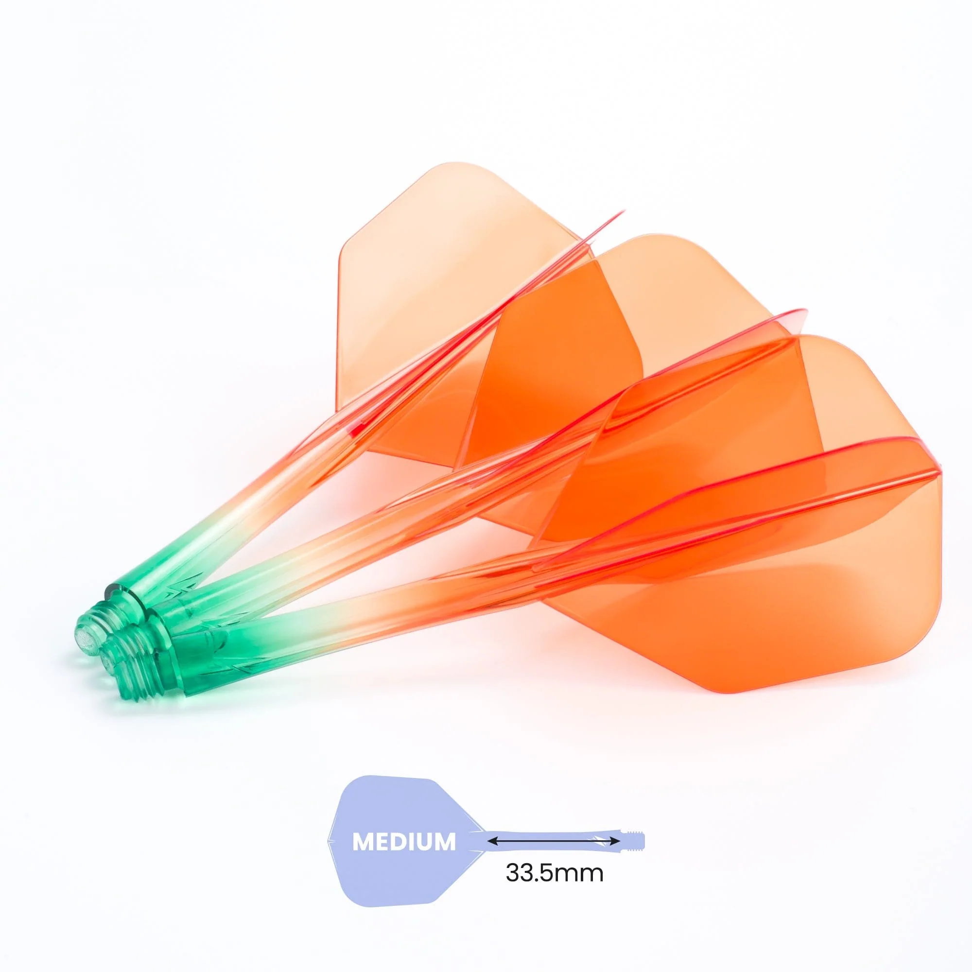 Caliburn SUP Flights - Moulded Flight & Shaft - Standard No6 - Two Tone - Image 5