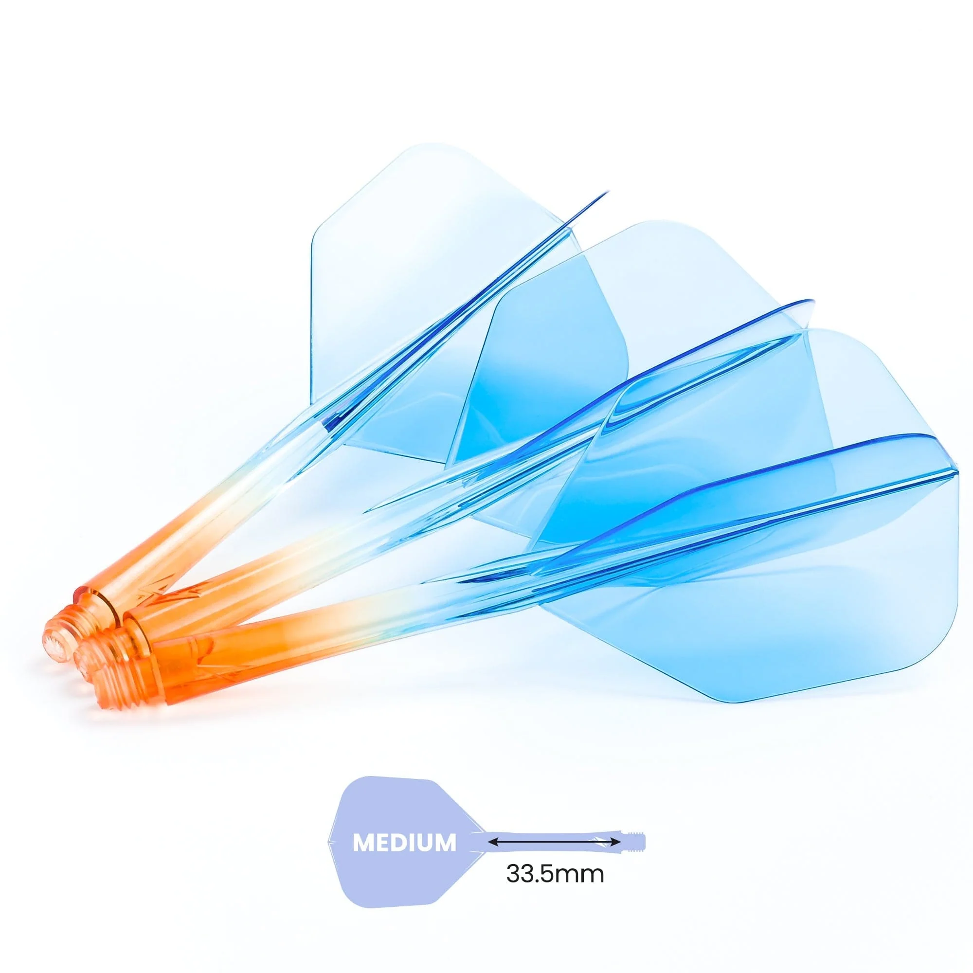 Caliburn SUP Flights - Moulded Flight & Shaft - Standard No6 - Two Tone - Image 8