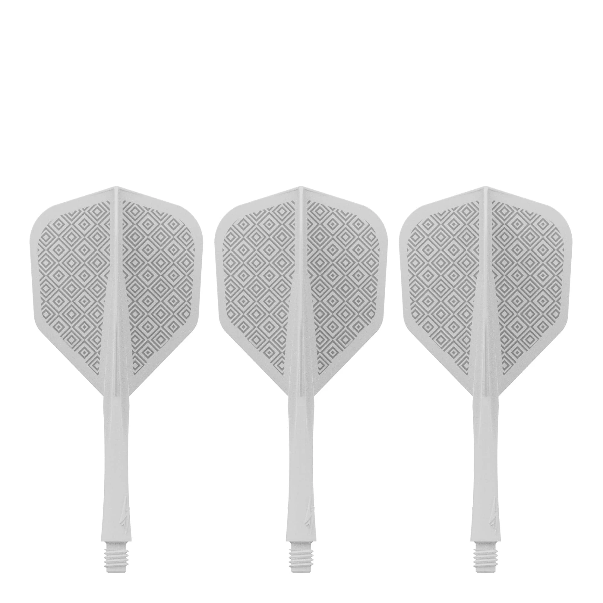 Caliburn SUP Flights - Moulded Shaft and Flight -  Standard No6 - Block - White - Image 3