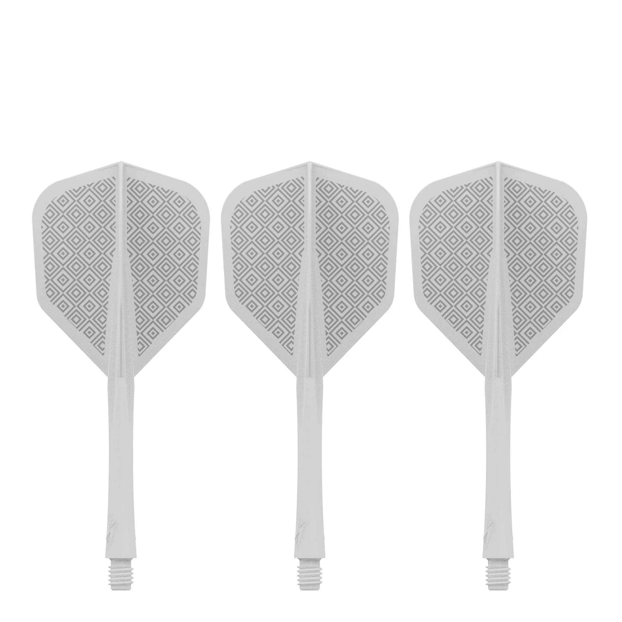 Caliburn SUP Flights - Moulded Shaft and Flight -  Standard No6 - Block - White - Image 4