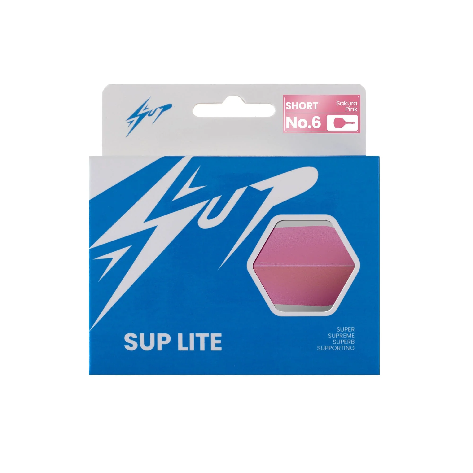 Caliburn SUP Lite Dart Flights - Moulded Flight & Shaft - Standard No6 - Sakura Pink - Image 5