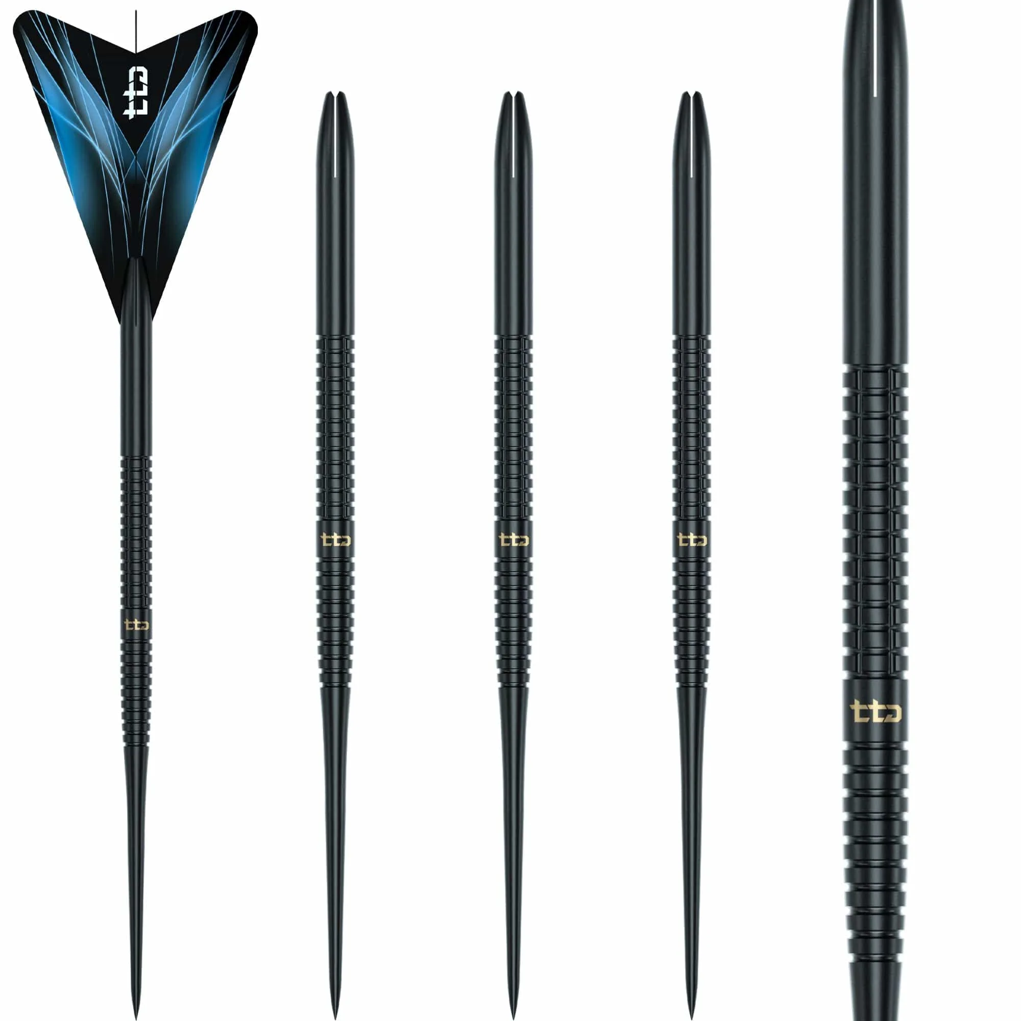 Caliburn TTD Darts - Complete Titanium Dart - T1 - Black - Image 2