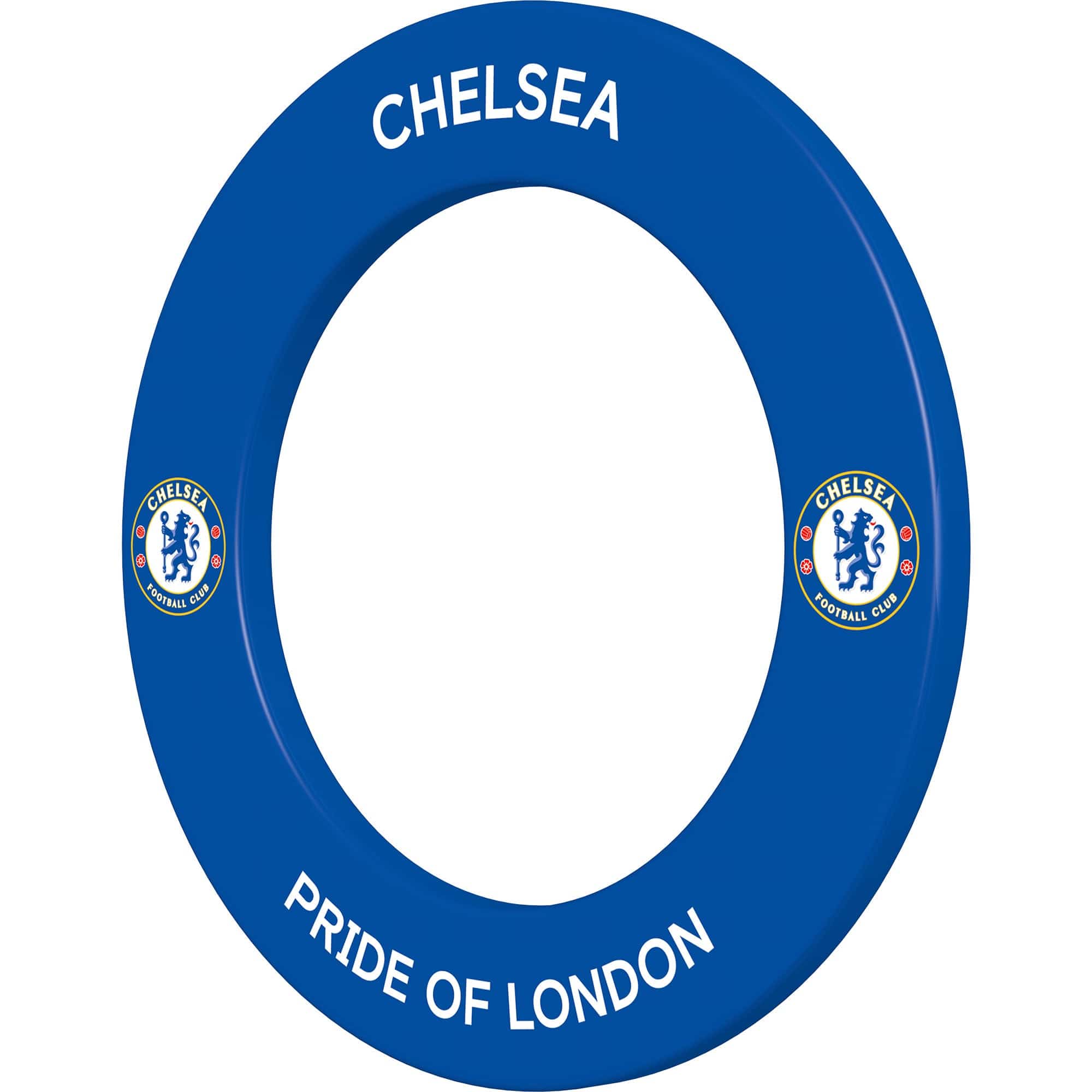 Chelsea Football Dartboard Surround - Official Licensed - Chelsea FC - S1 - Pride Of London - White - Image 2