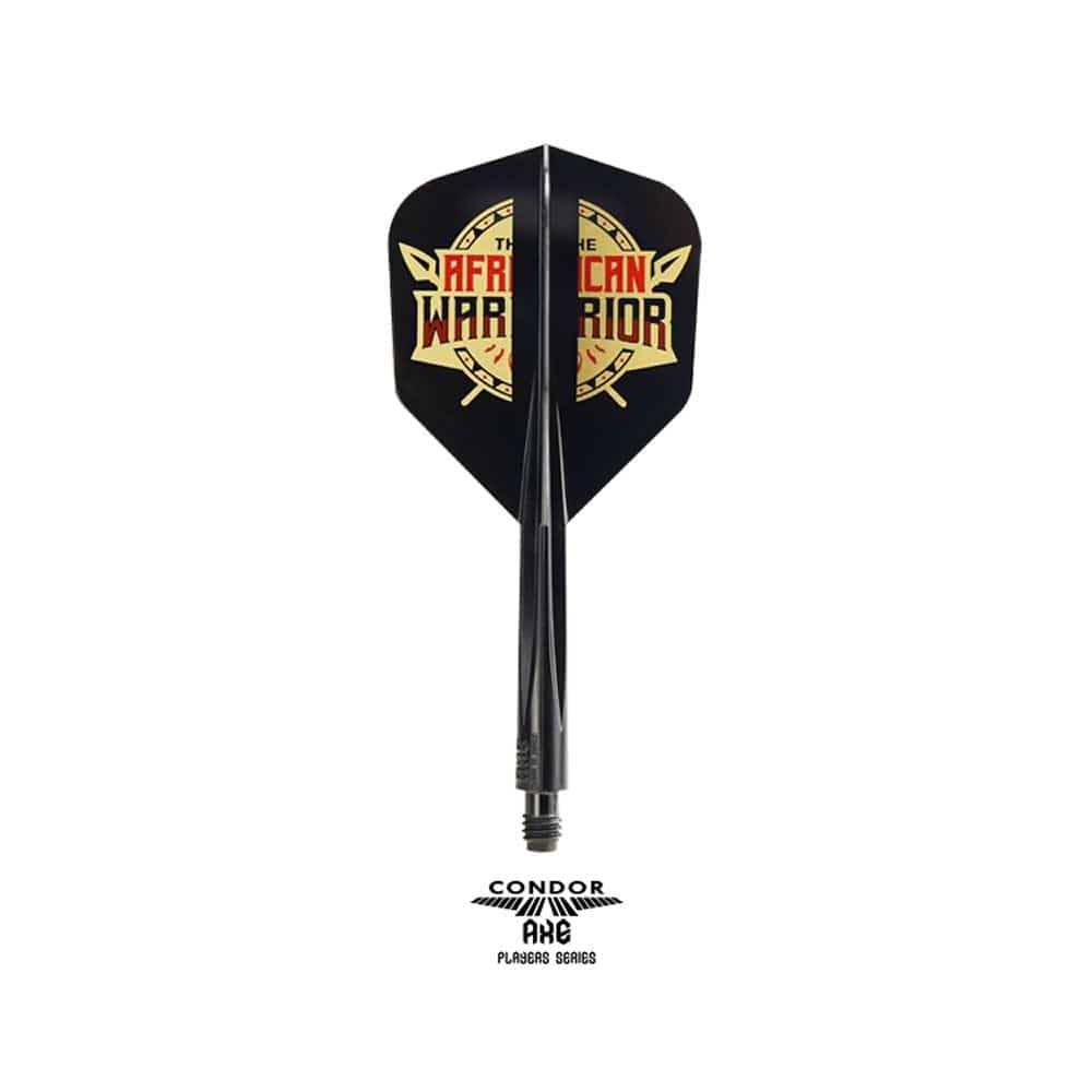 *Condor AXE Dart Flights - Devon Petersen - Small - African Warrior - Inspiration 2 - Black - Image 3