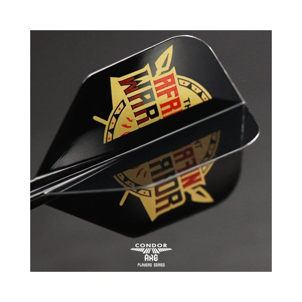 *Condor AXE Dart Flights - Devon Petersen - Small - African Warrior - Inspiration 2 - Black - Image 5