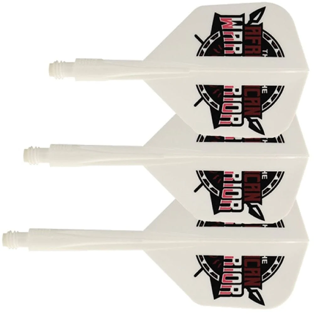 *Condor AXE Dart Flights - Devon Petersen - Small - African Warrior - Inspiration 2 - White - Image 2