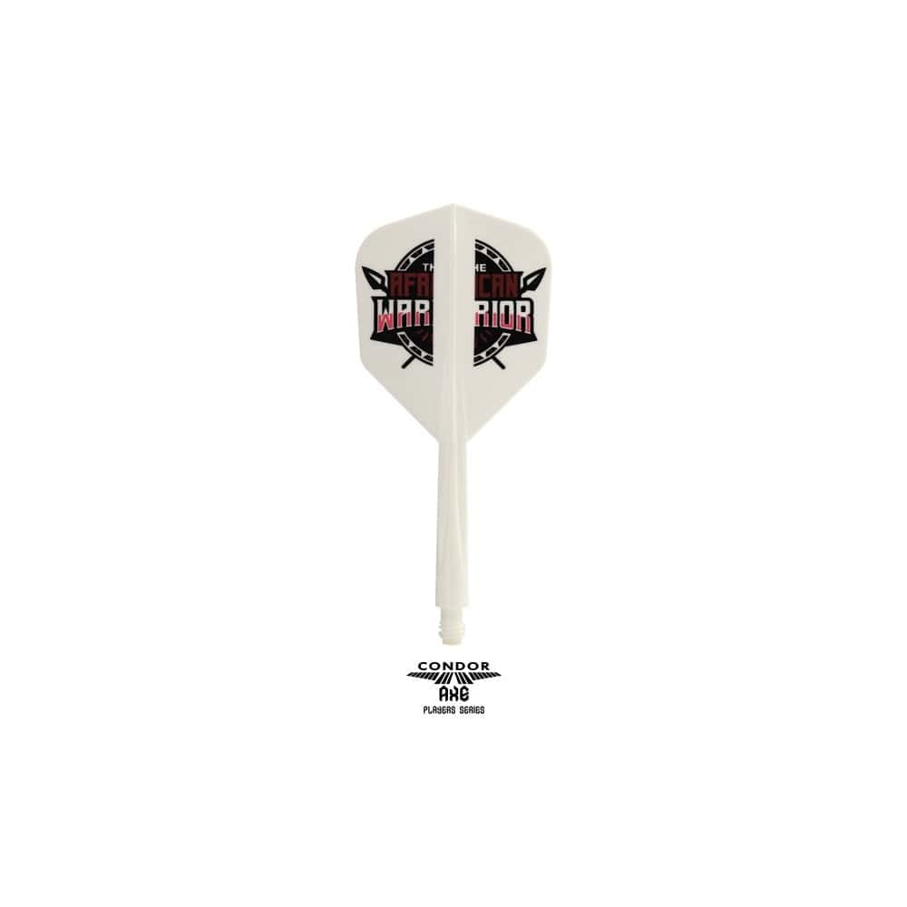 *Condor AXE Dart Flights - Devon Petersen - Small - African Warrior - Inspiration 2 - White - Image 3