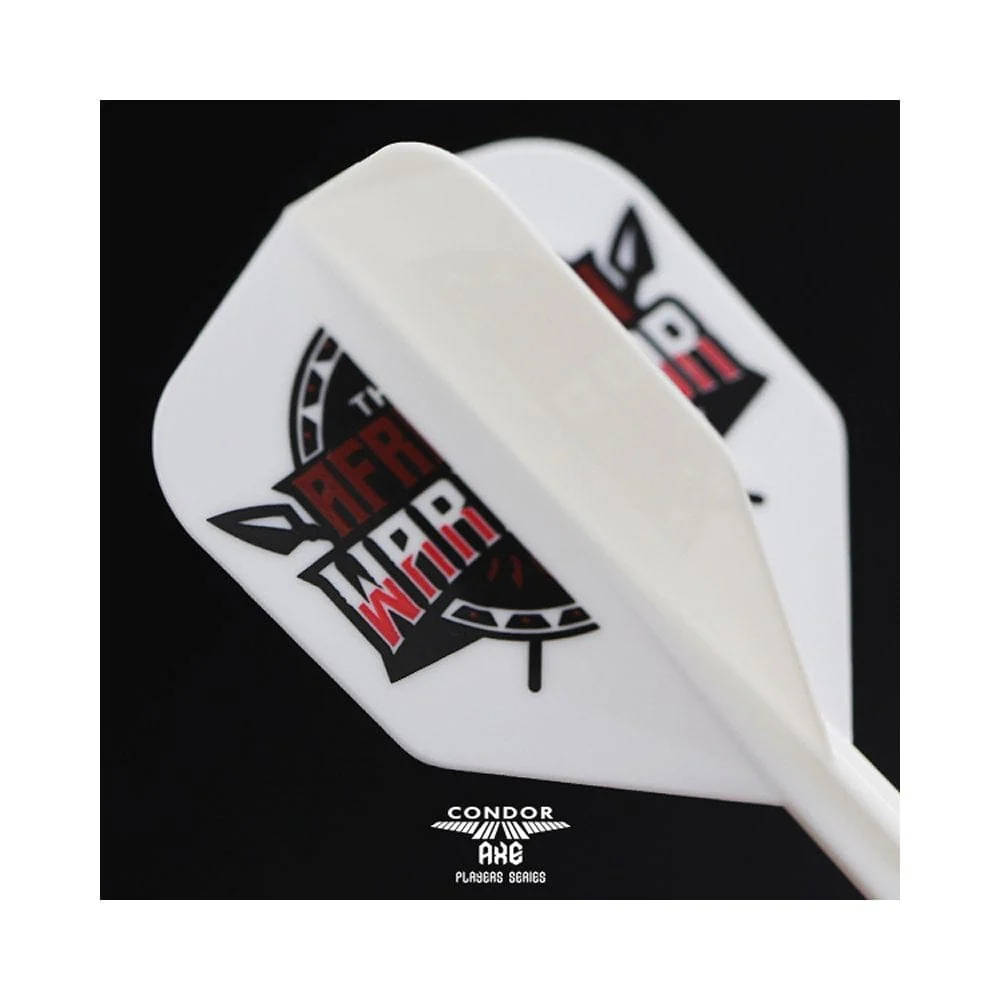 *Condor AXE Dart Flights - Devon Petersen - Small - African Warrior - Inspiration 2 - White - Image 6