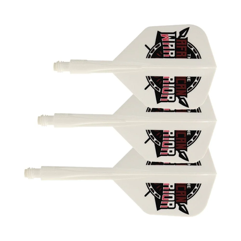 *Condor AXE Dart Flights - Devon Petersen - Small - African Warrior - Inspiration 2 - White - Image 8