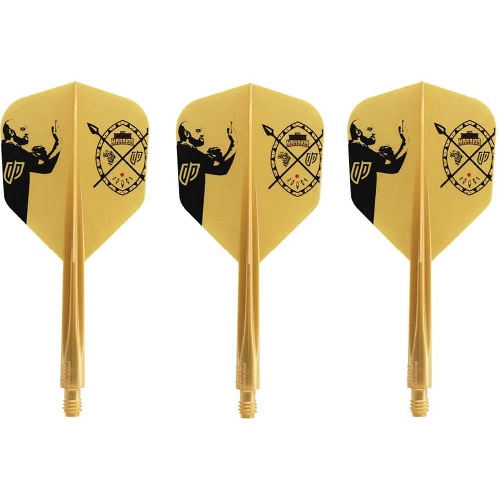 *Condor AXE Dart Flights - Devon Petersen - Small - African Warrior - Inspiration 4 - Gold - Image 2