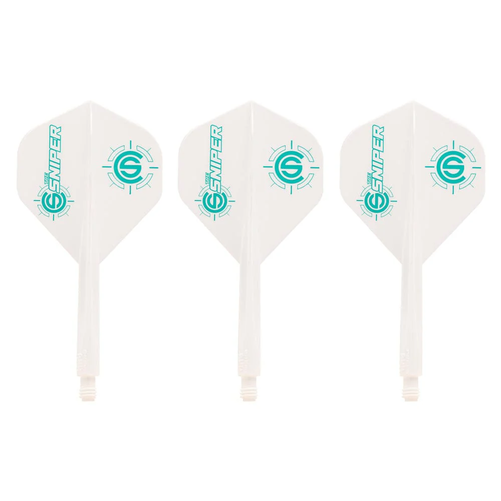 *Condor AXE Dart Flights - Standard - Connor Scutt - The Sniper - White
