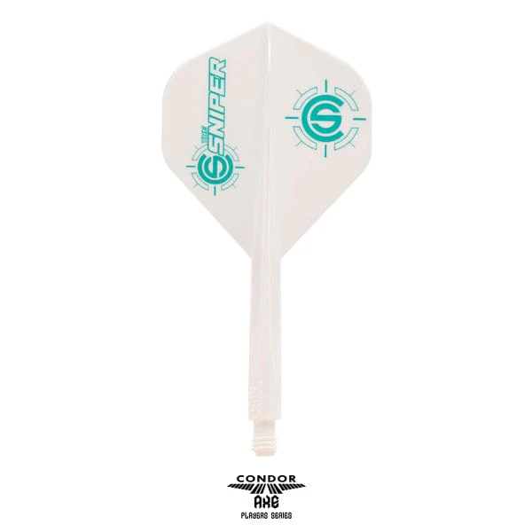 *Condor AXE Dart Flights - Standard - Connor Scutt - The Sniper - White - Image 2