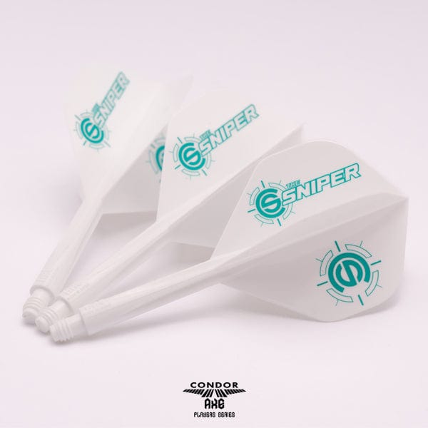 *Condor AXE Dart Flights - Standard - Connor Scutt - The Sniper - White - Image 4
