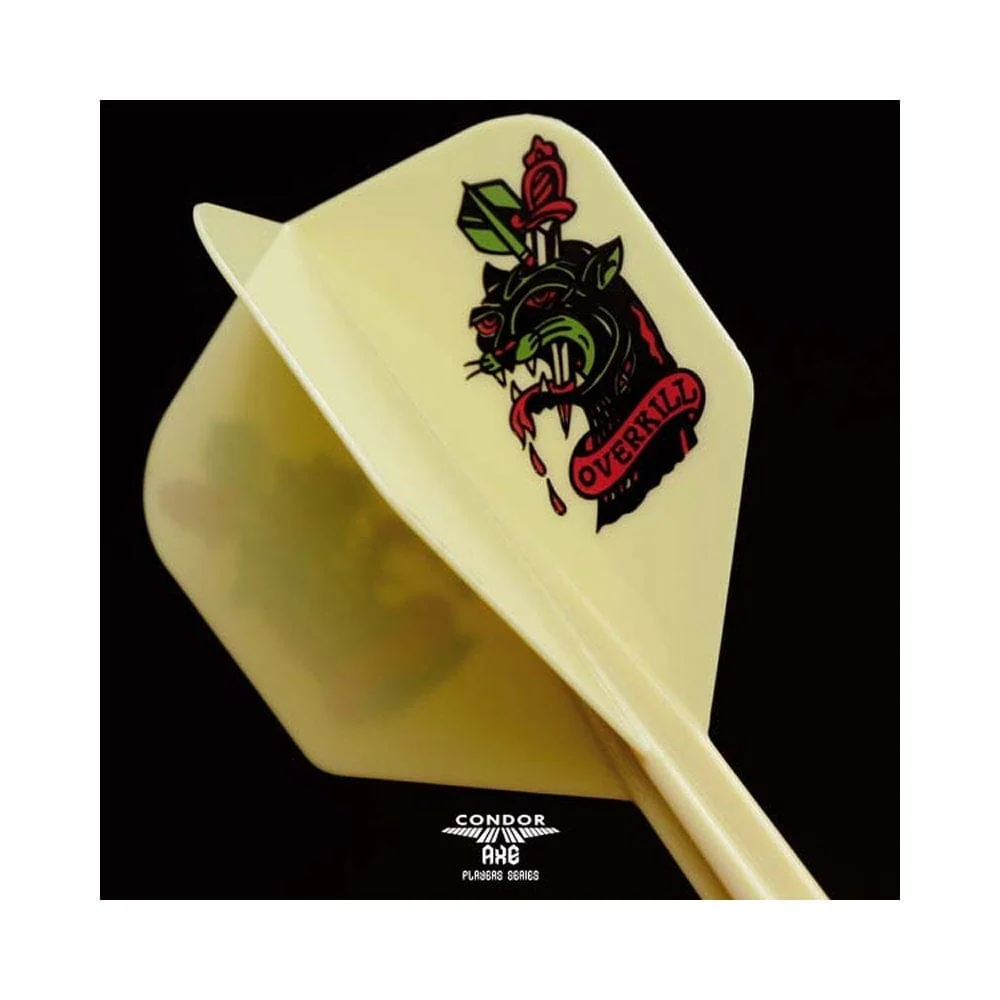 *Condor AXE Dart Flights - Yuki Yamada - Small - Overkill - Sand - Image 5