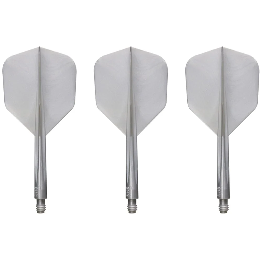 *Condor AXE Metallic Dart Flights - Small - Pearl Silver - Image 2
