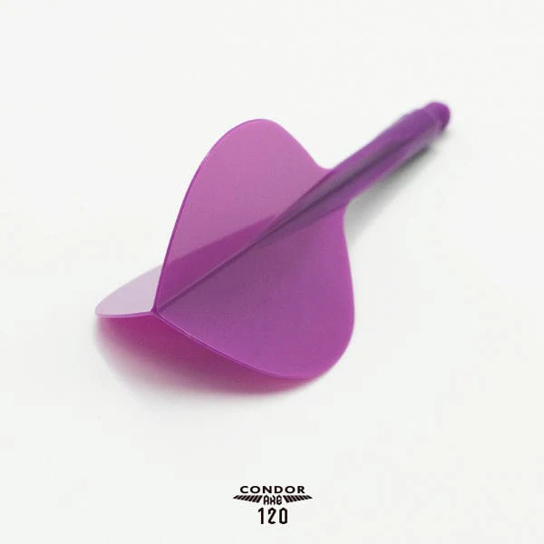 Condor AXE120 Dart Flights - Teardrop - Purple - Image 4