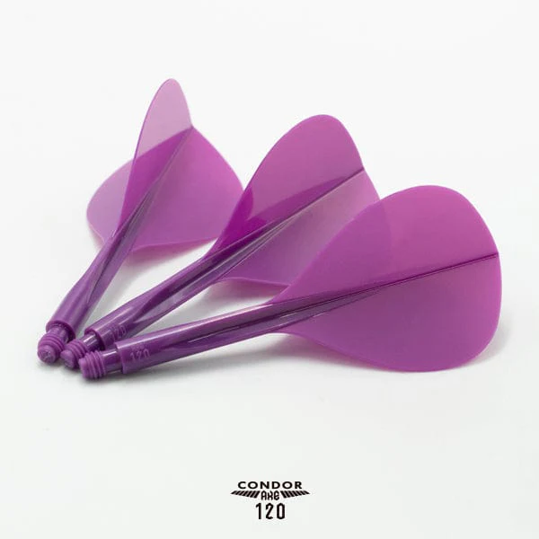 Condor AXE120 Dart Flights - Teardrop - Purple - Image 5