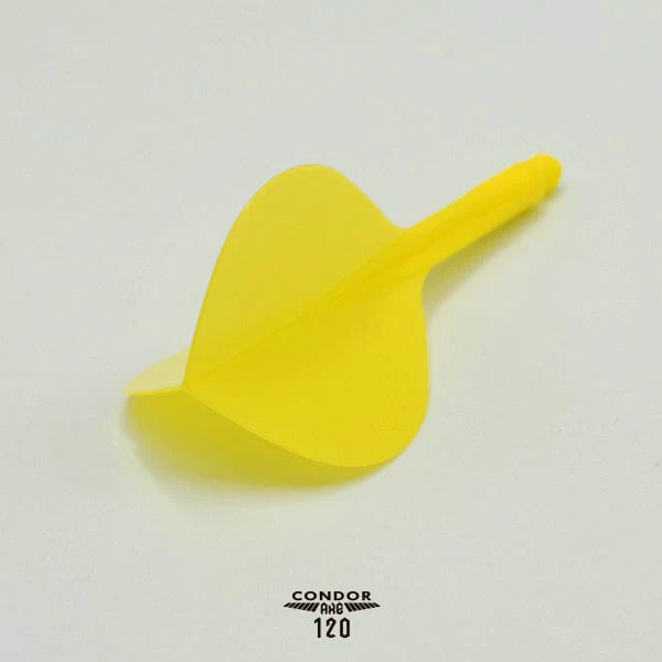 Condor AXE120 Dart Flights - Teardrop - Yellow - Image 4