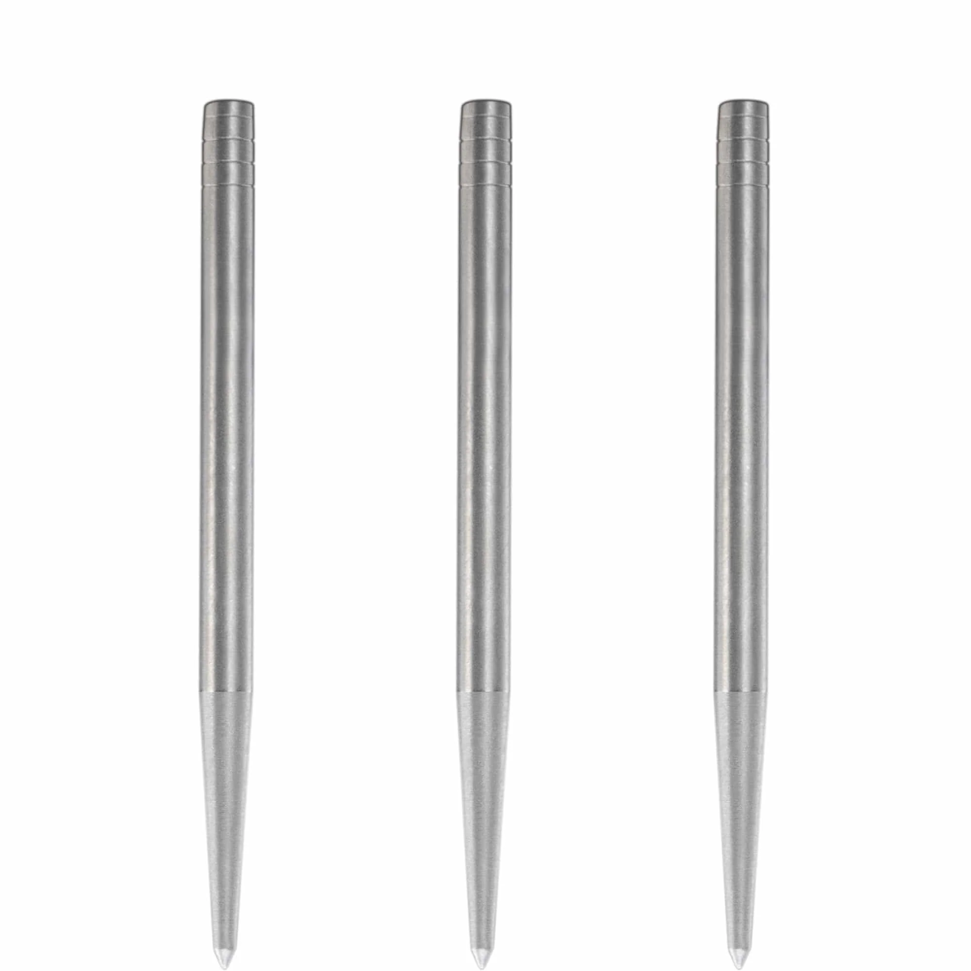 Condor Beak Dart Points - Steel Tip Replacement Points - without Cut - Smooth - Silver - Image 3
