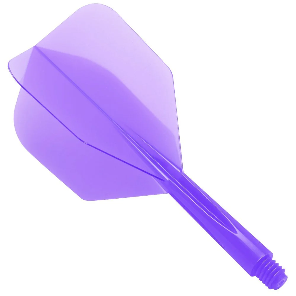 Condor Dart Flights - Zero Stress - Small - Clear Purple - Image 2