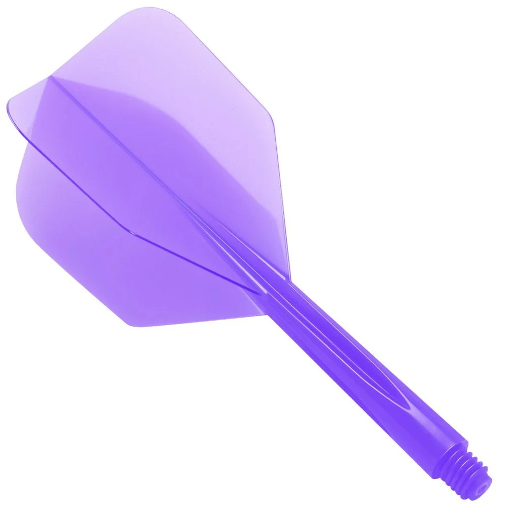 Condor Dart Flights - Zero Stress - Small - Clear Purple - Image 3