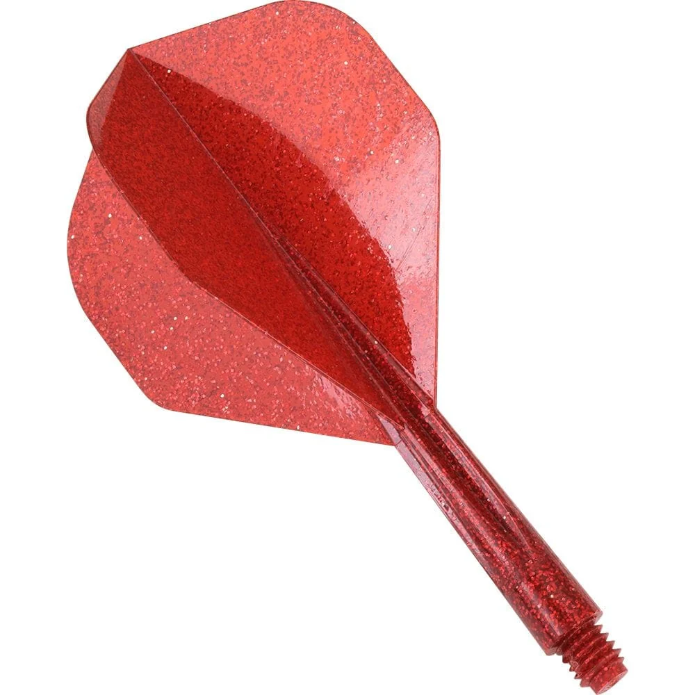 Condor Dart Flights - Zero Stress - Standard - Glitter - Red - Image 3