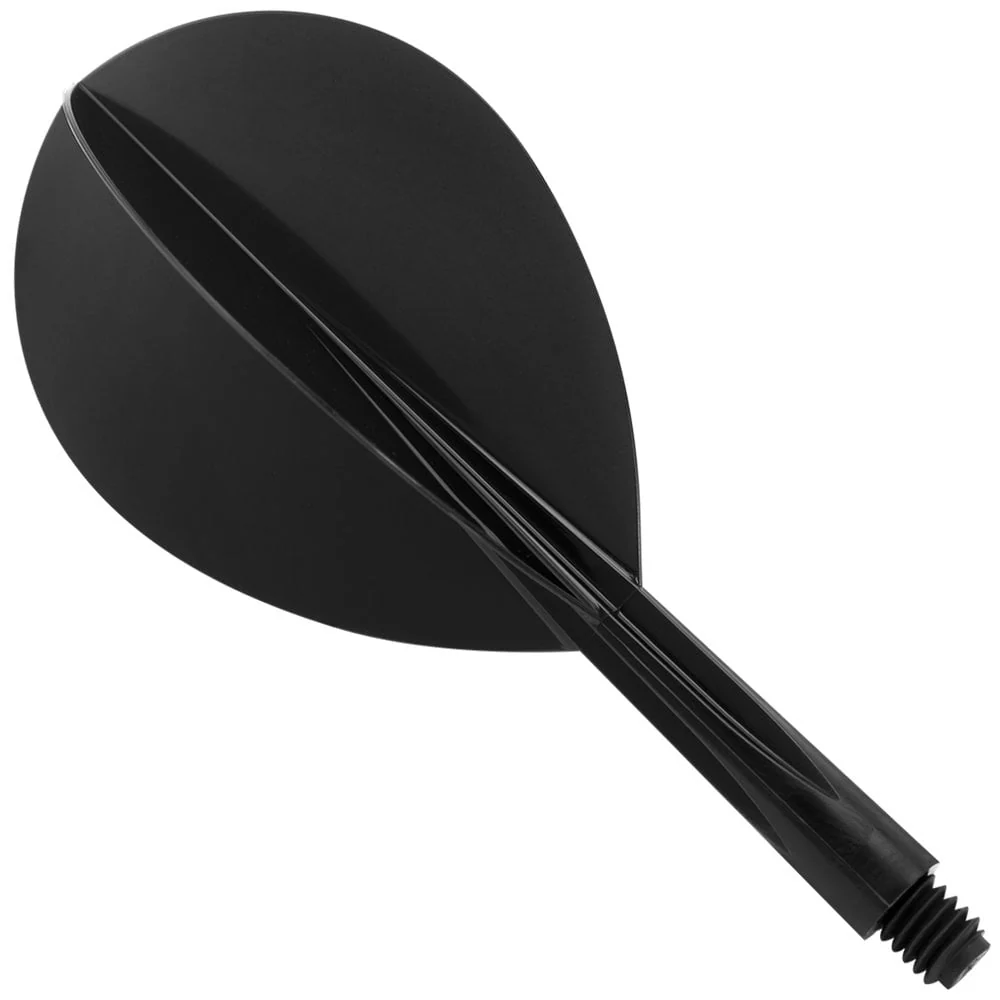 Condor Dart Flights - Zero Stress - Teardrop - Black - Image 3