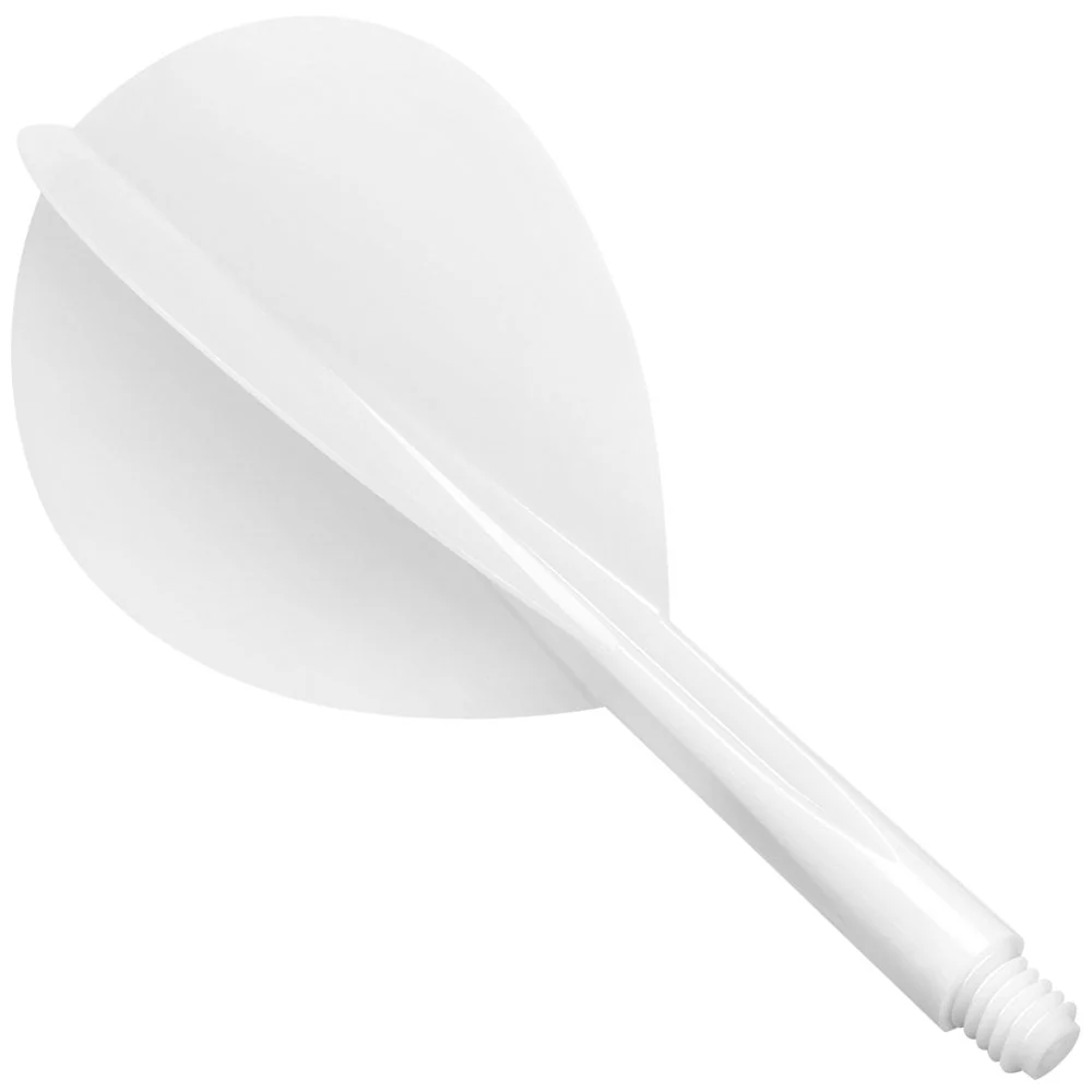Condor Dart Flights - Zero Stress - Teardrop - White - Image 3