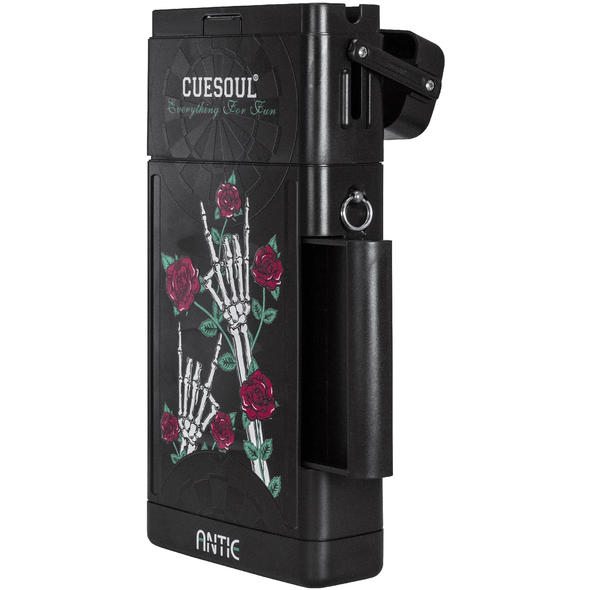 Cuesoul - Antie Dart Case - Printed Design - Rose - Black - Image 2