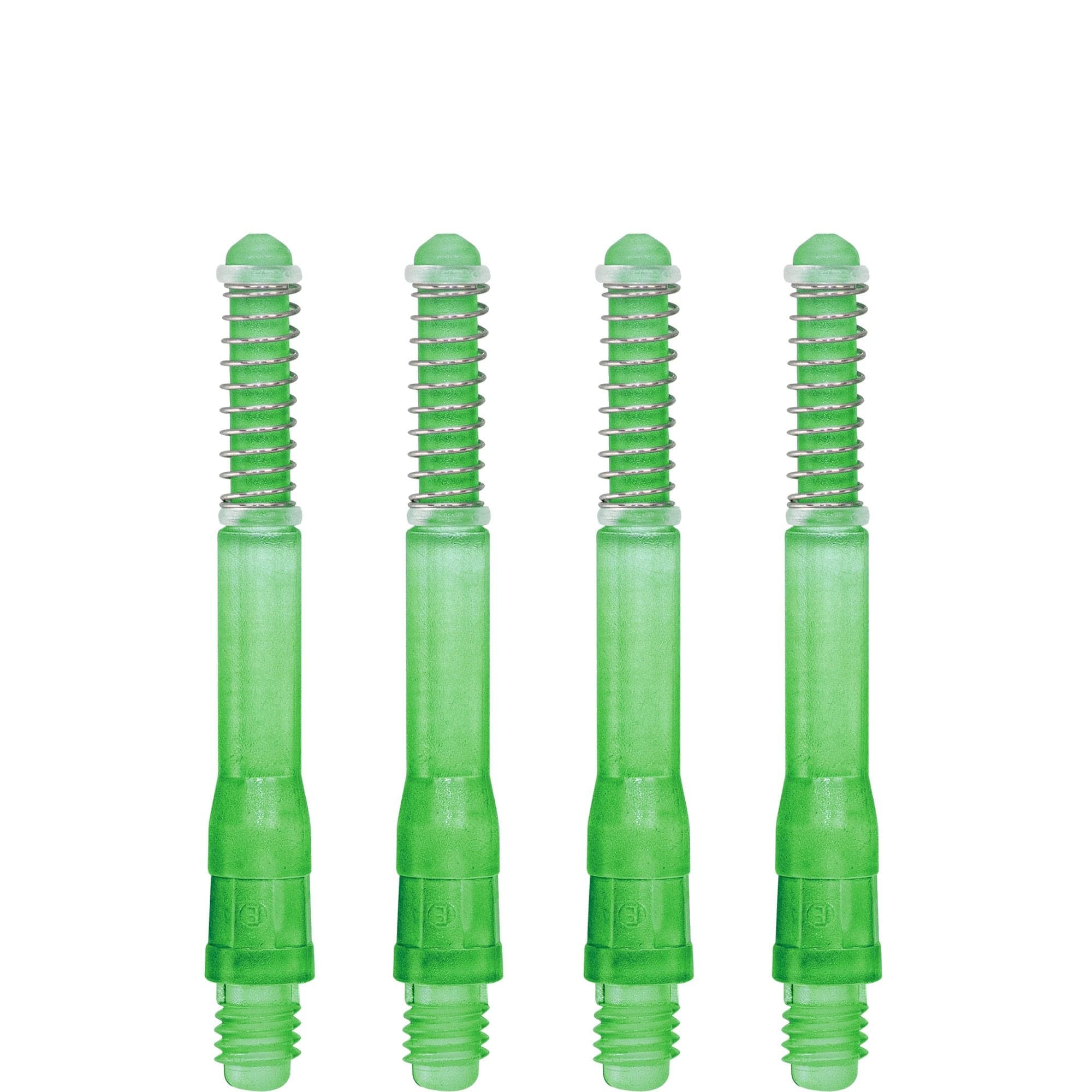 *Cuesoul - Dart Shafts - Tero Flight System - AK7 - Gradient - Standard - Set of 4 - Lime Green - Image 4