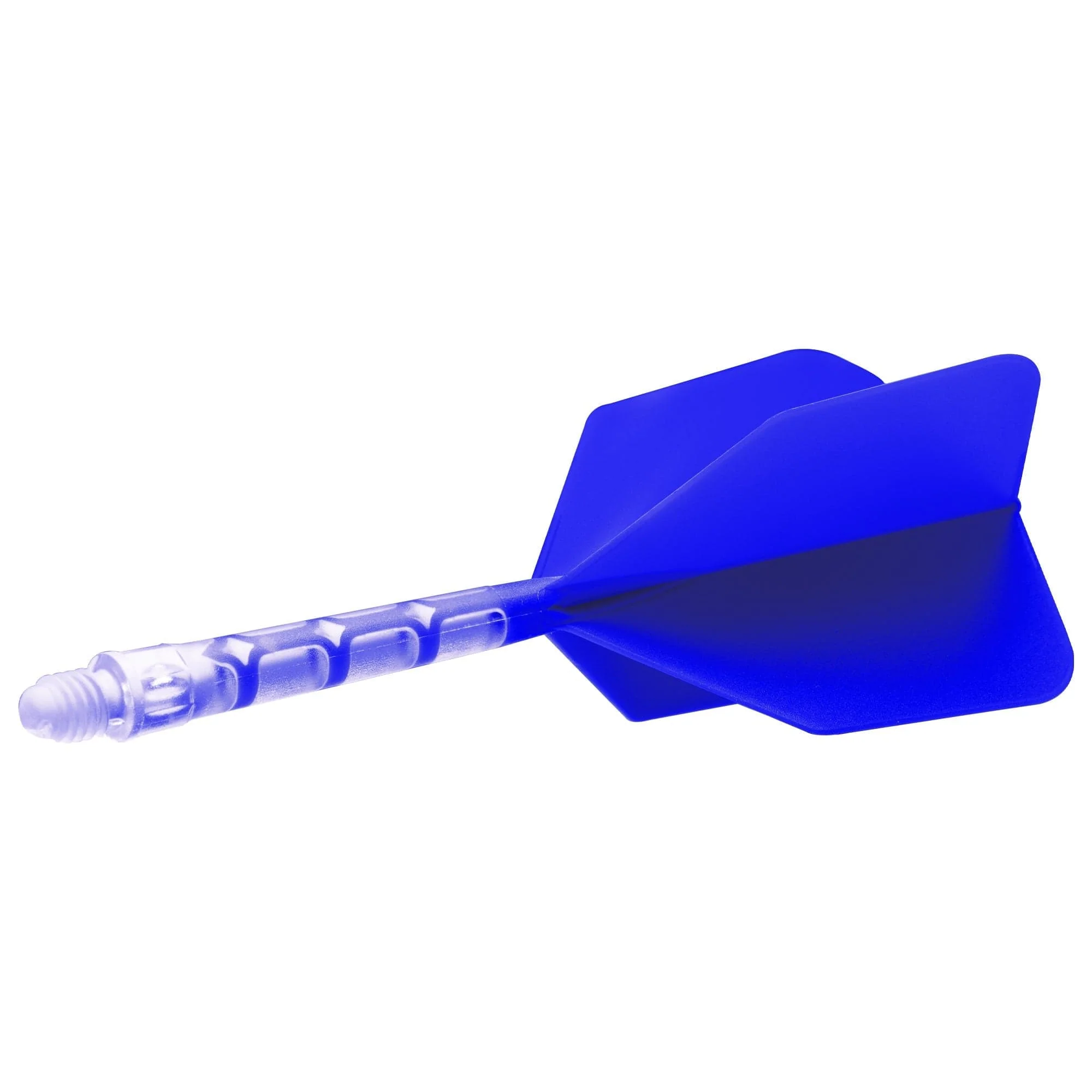 Cuesoul Rost T19 Integrated Dart Shaft and Flights - Big Wing - Clear with Blue Flight - Image 6