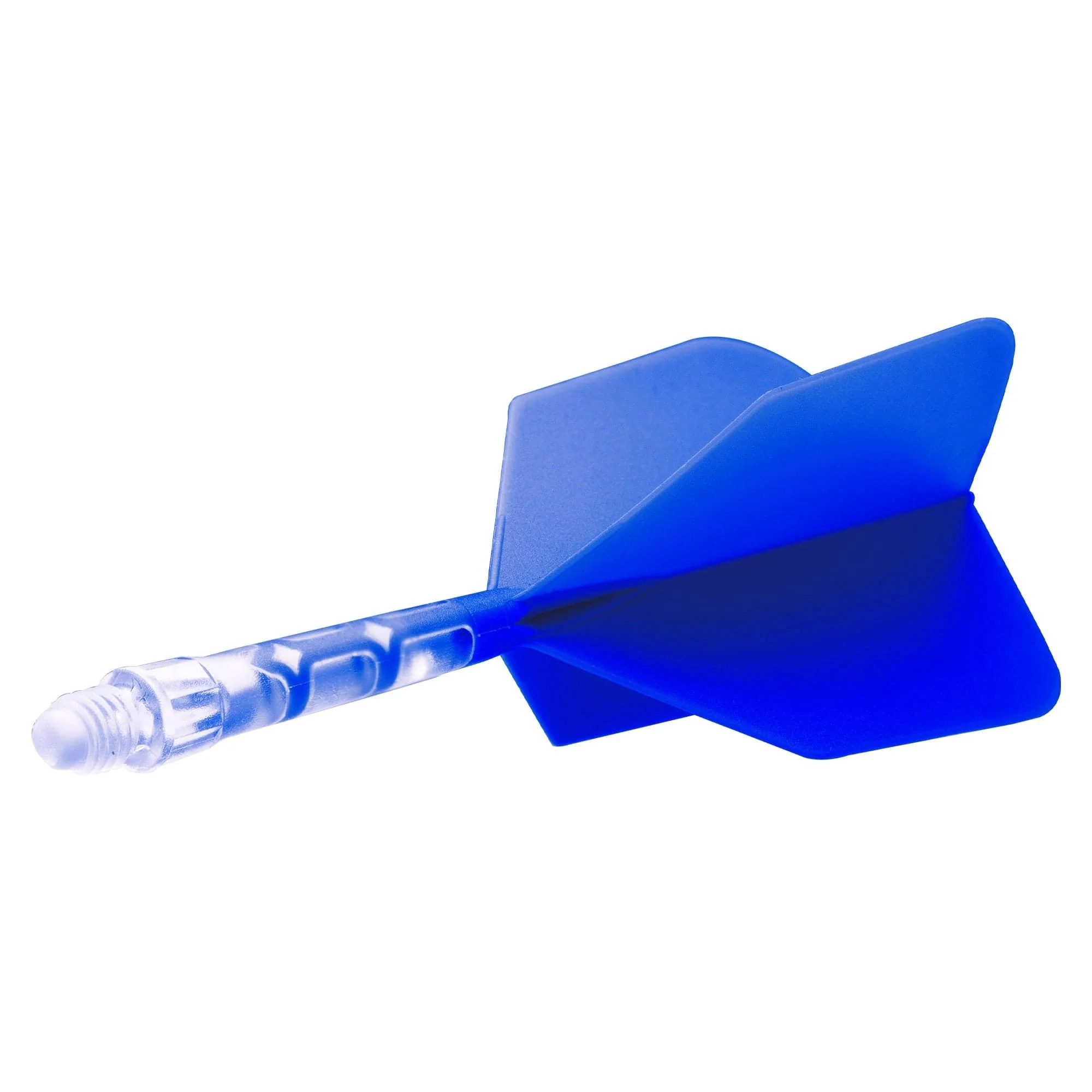 Cuesoul Rost T19 Integrated Dart Shaft and Flights - Big Wing - Clear with Blue Flight - Image 7
