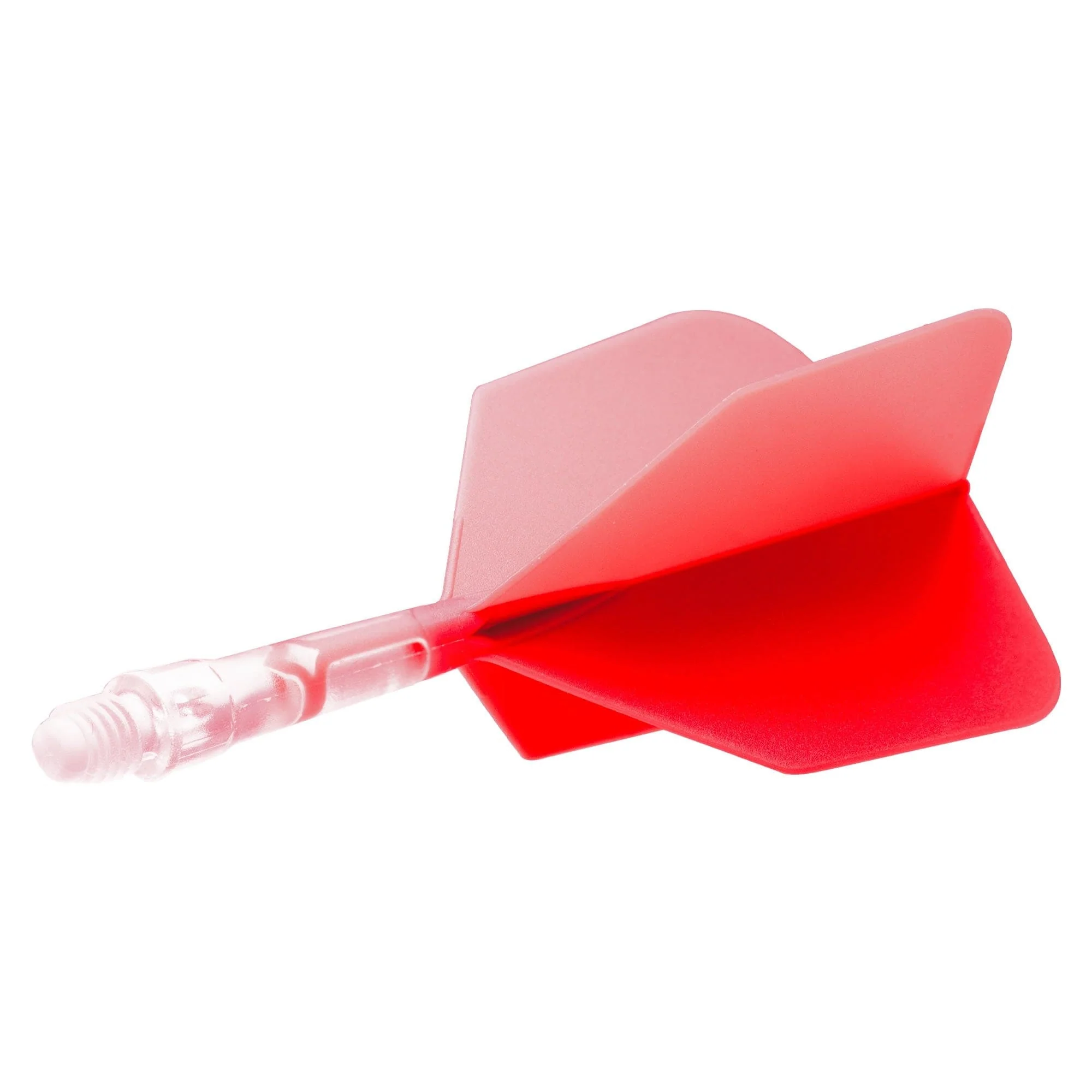 Cuesoul Rost T19 Integrated Dart Shaft and Flights - Big Wing - Clear with Red Flight - Image 11