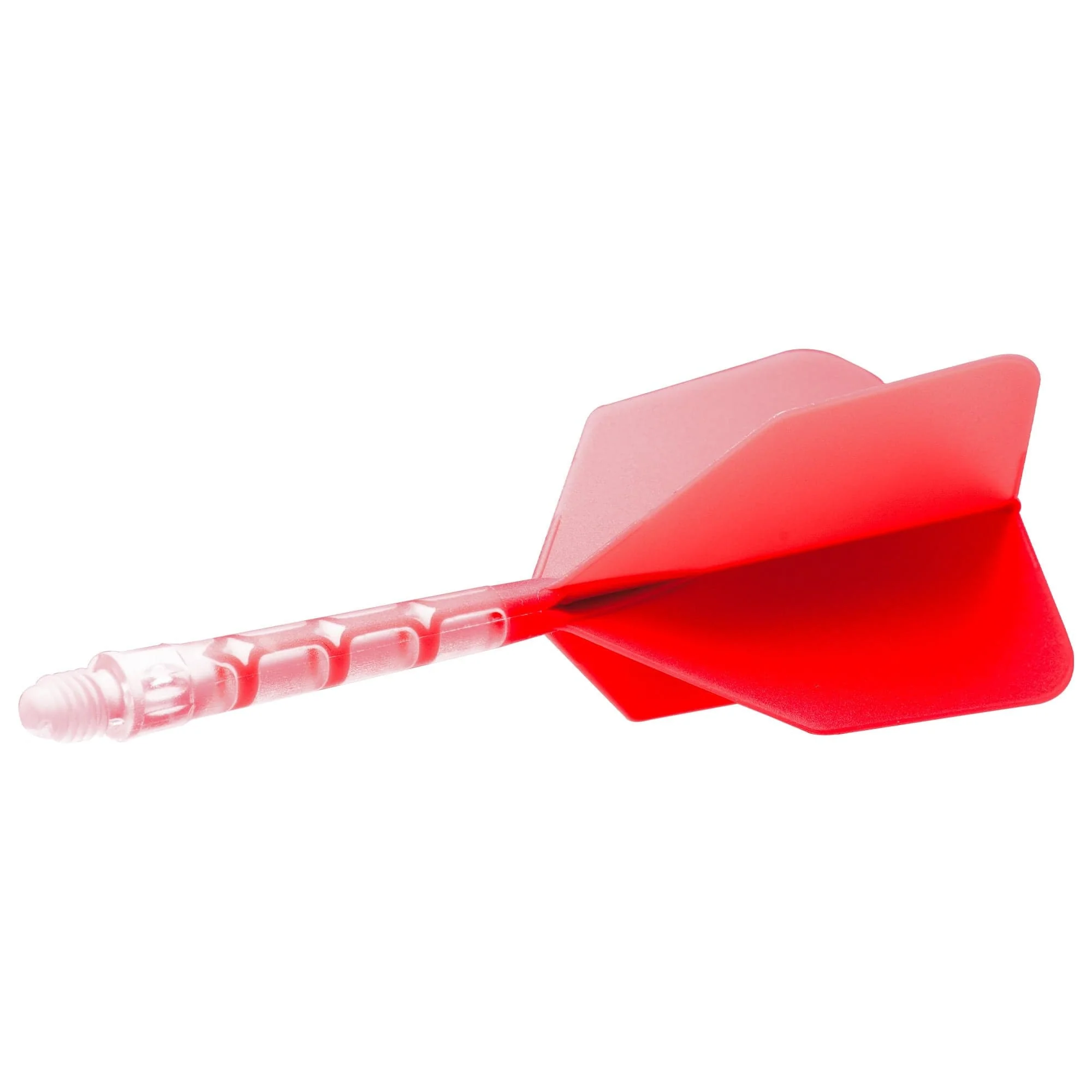 Cuesoul Rost T19 Integrated Dart Shaft and Flights - Big Wing - Clear with Red Flight - Image 13