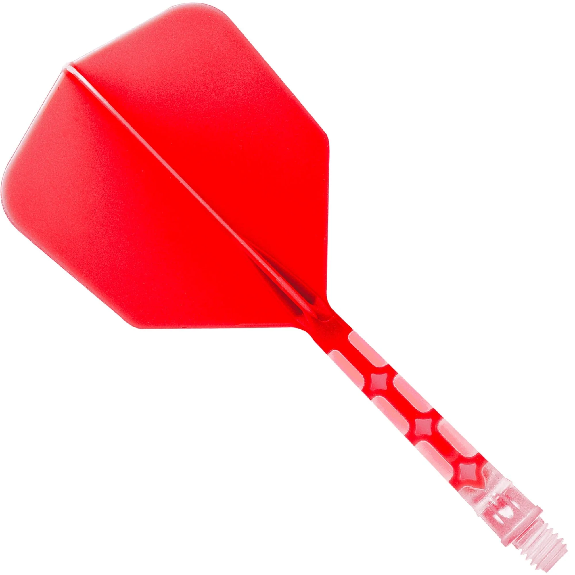 Cuesoul Rost T19 Integrated Dart Shaft and Flights - Big Wing - Clear with Red Flight - Image 16