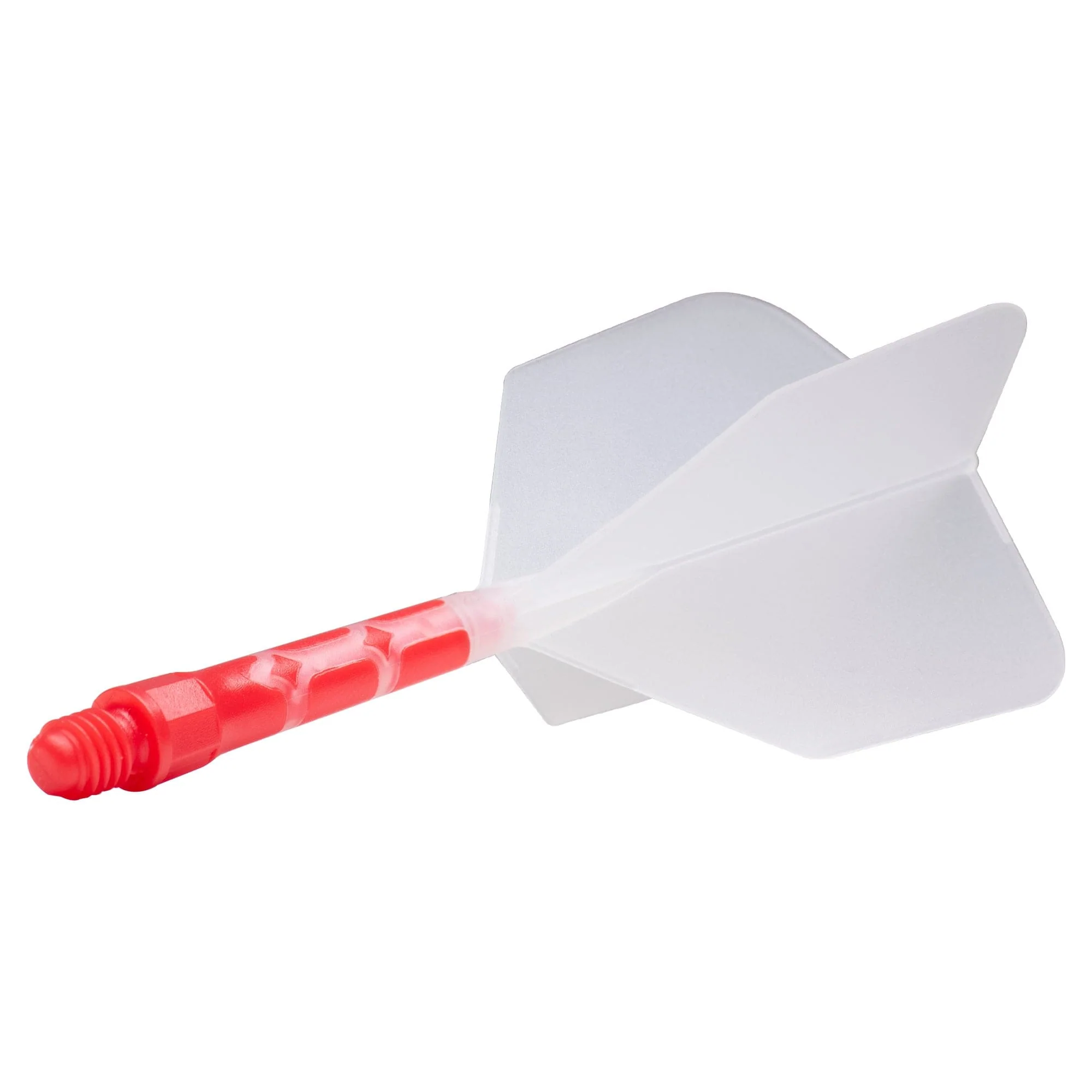*Cuesoul Rost T19 Integrated Dart Shaft and Flights - Big Wing - Red with Clear Flight - Image 6