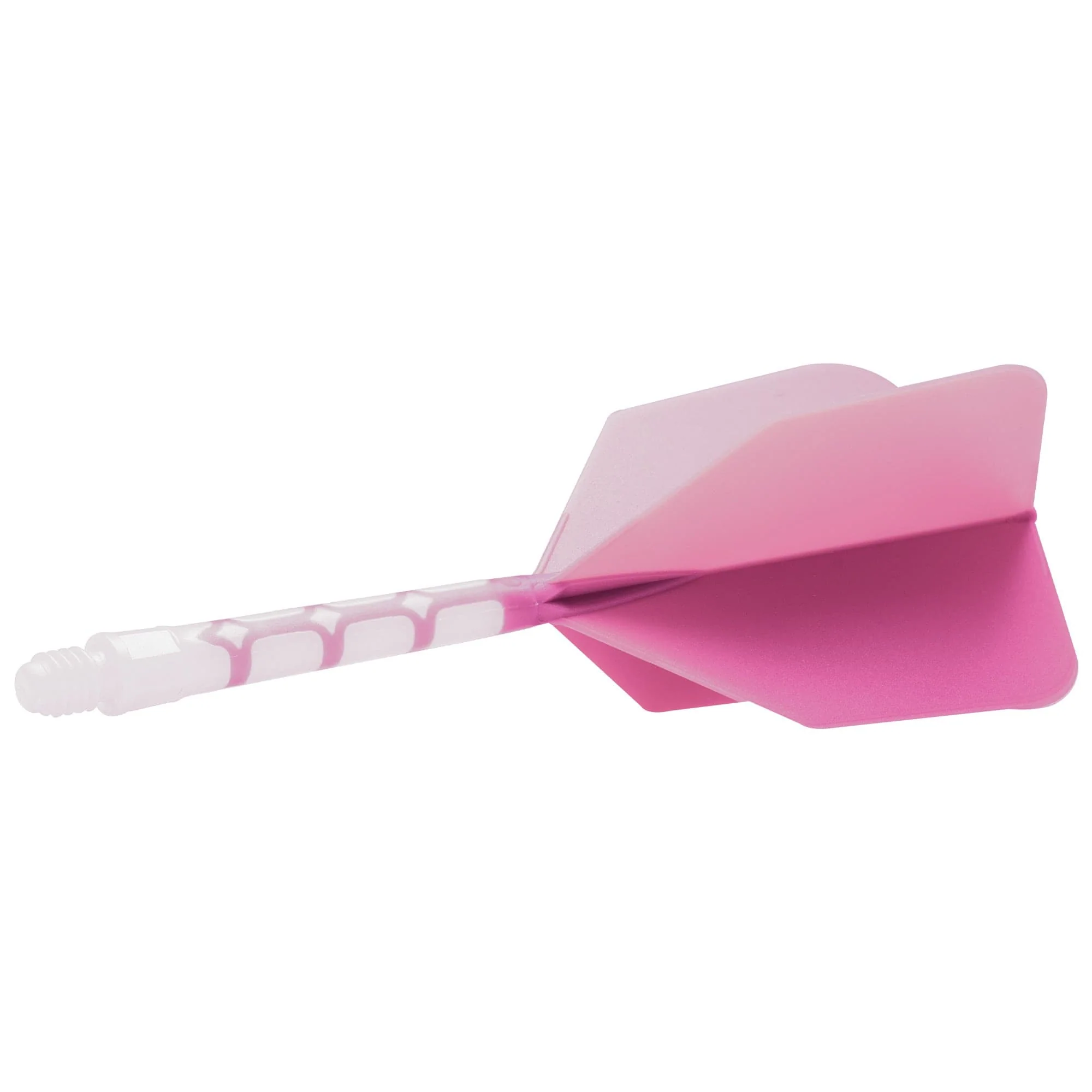 Cuesoul Rost T19 Integrated Dart Shaft and Flights - Big Wing - White with Pink Flight - Image 5