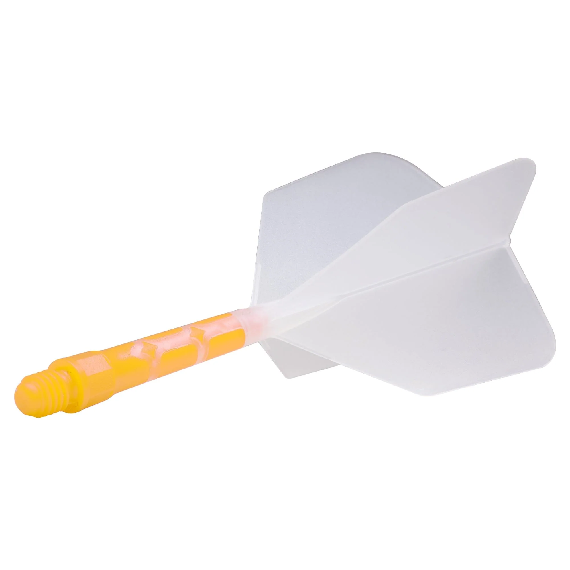 *Cuesoul Rost T19 Integrated Dart Shaft and Flights - Big Wing - Yellow with Clear Flight - Image 9