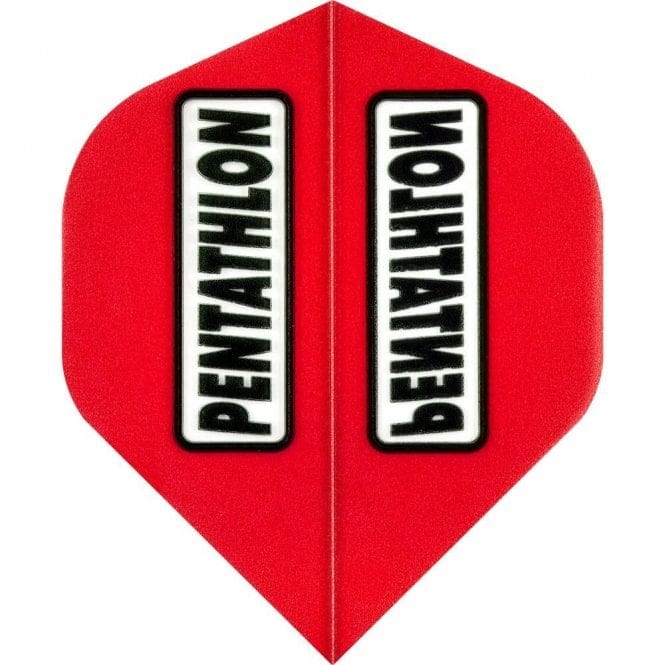 Dart Flights - Pentathlon Colours - Extra Strong - Clear Window - Std - Image 2