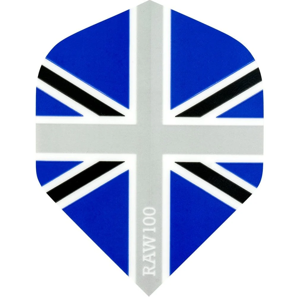 *Dart Flights - Raw 100 - 100 Micron - Std - Union Jack - Image 2