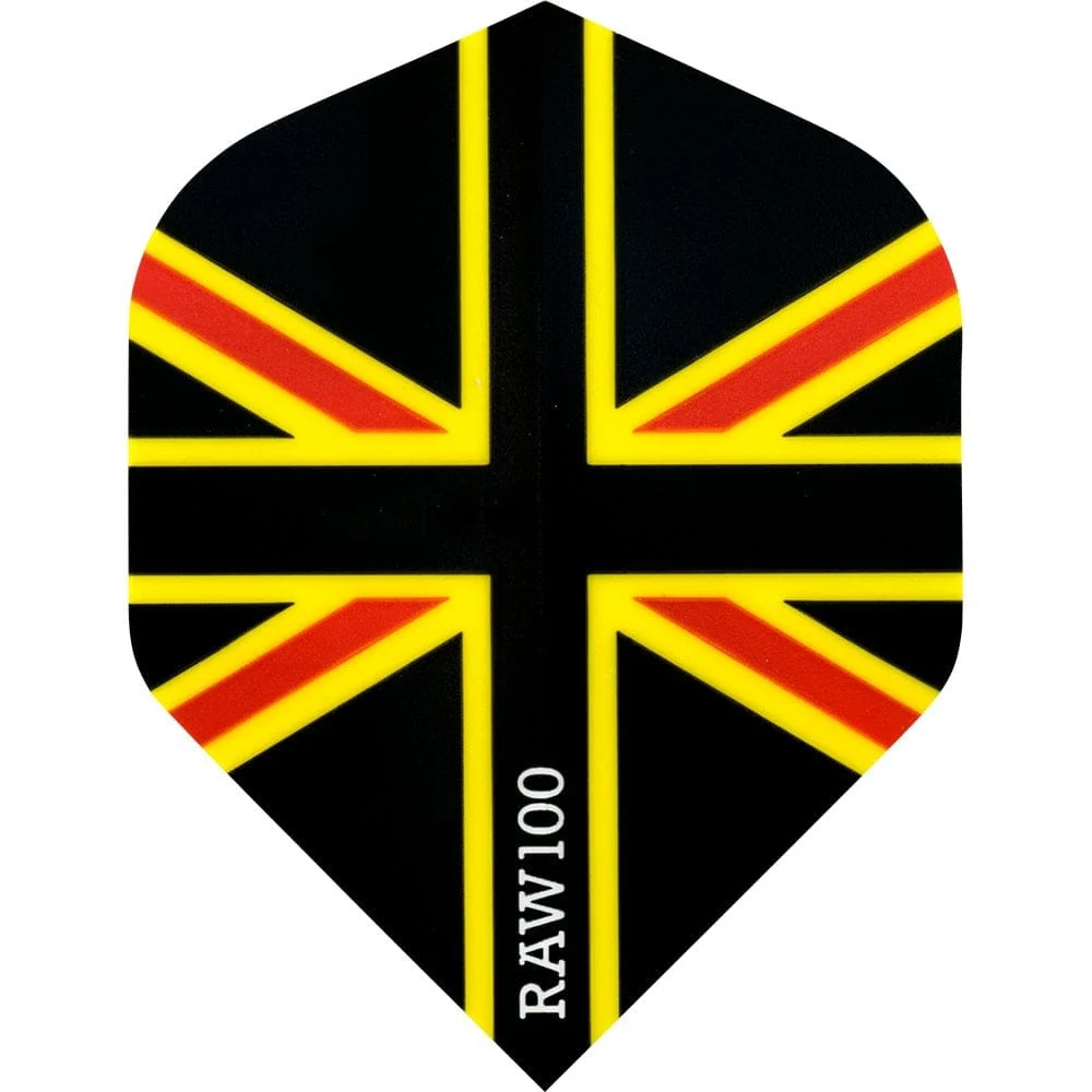 *Dart Flights - Raw 100 - 100 Micron - Std - Union Jack - Image 4