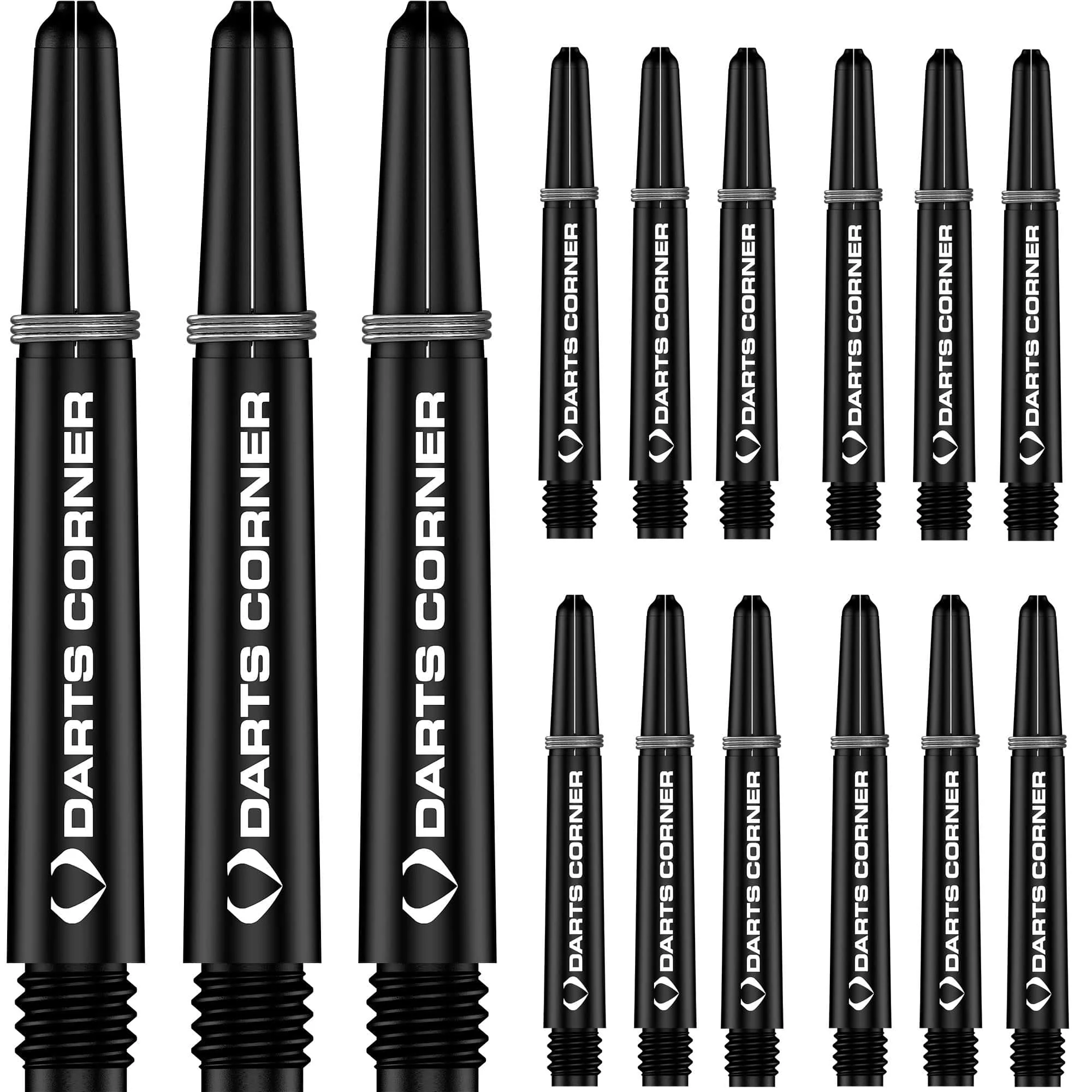 Darts Corner Nylon Dart Shafts - VALUE PACK - 5 Sets - Black - Image 4