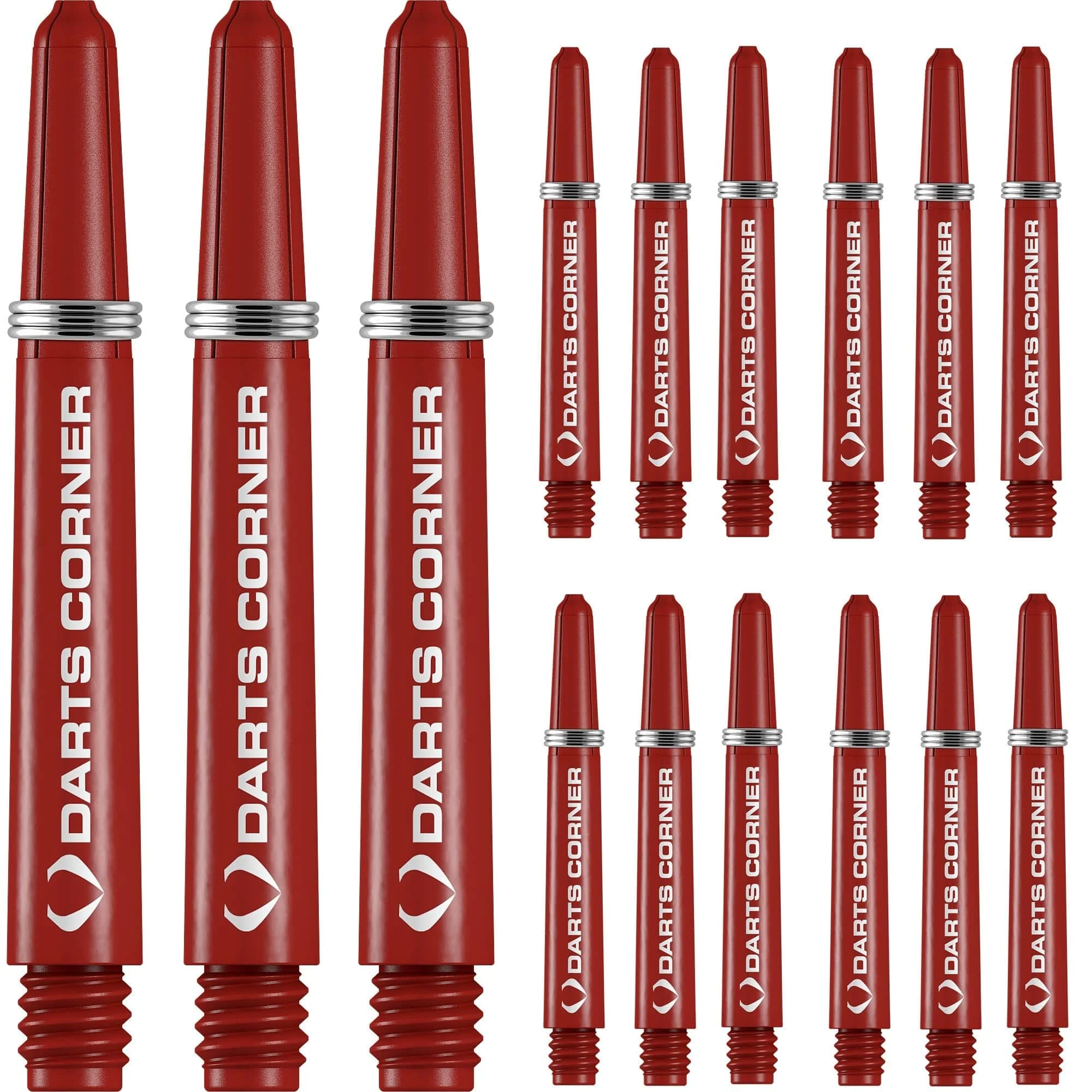 Darts Corner Nylon Dart Shafts - VALUE PACK - 5 Sets - Red - Image 4