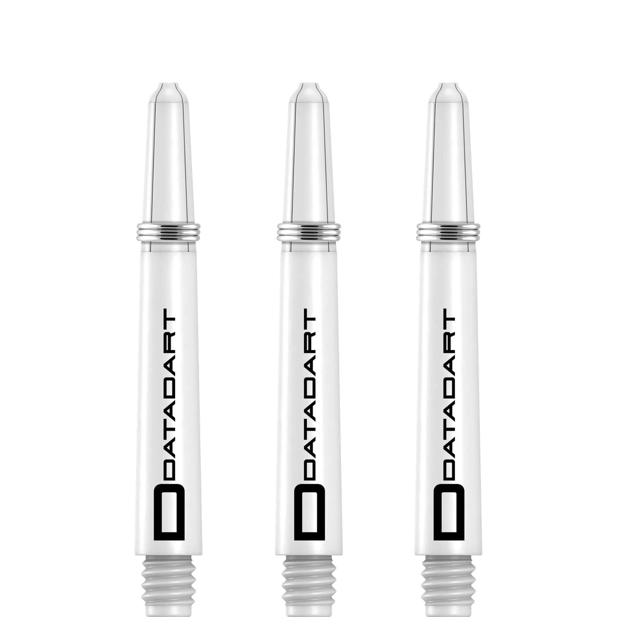 Datadart Signature Nylon Shafts - Stems with Springs - White - Image 3