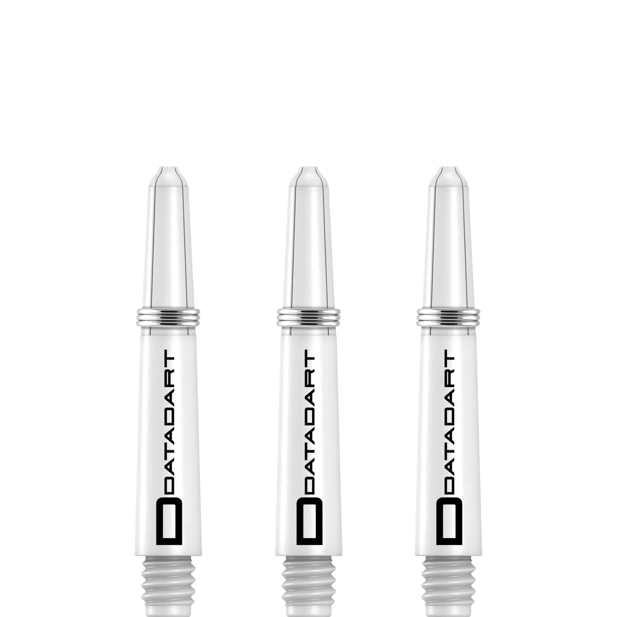 Datadart Signature Nylon Shafts - Stems with Springs - White - Image 4