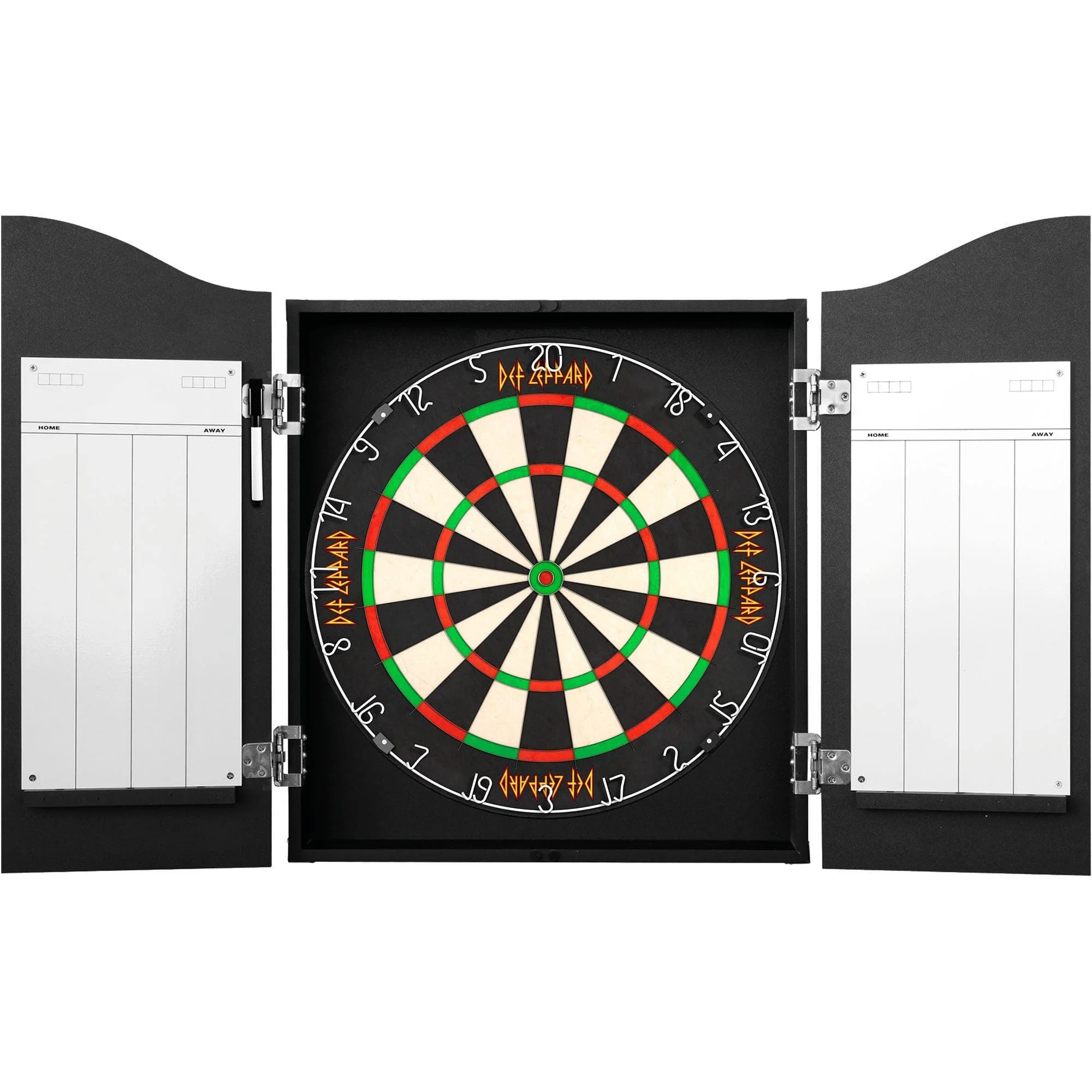 Def Leppard Dartboard Cabinet - Official Licensed - C3 - Premium Black - Target Skull - Image 3