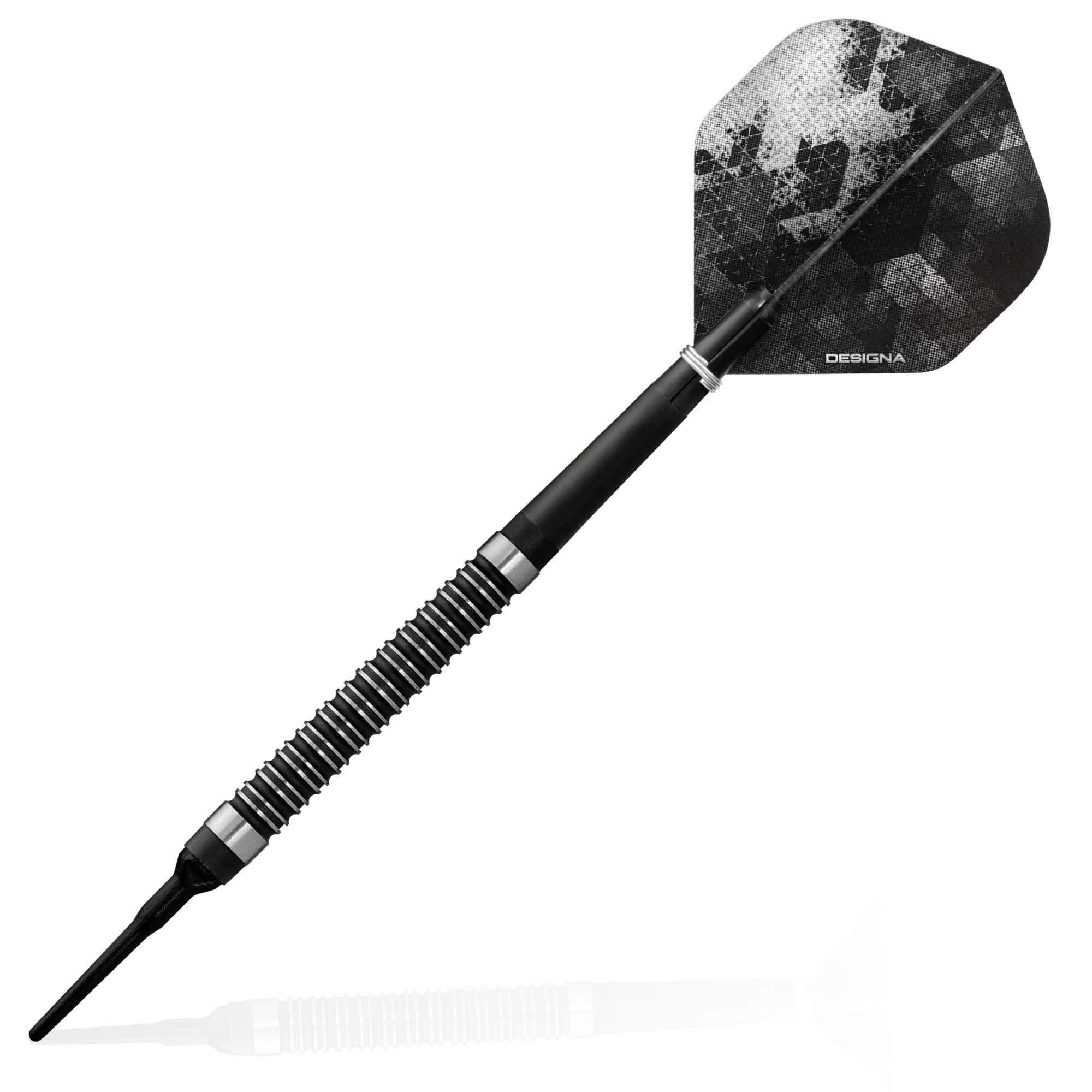 Designa Dark Thunder V2 Darts - Soft Tip - Black - Image 5